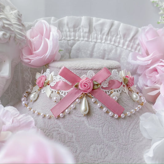 Pink Vessa choker