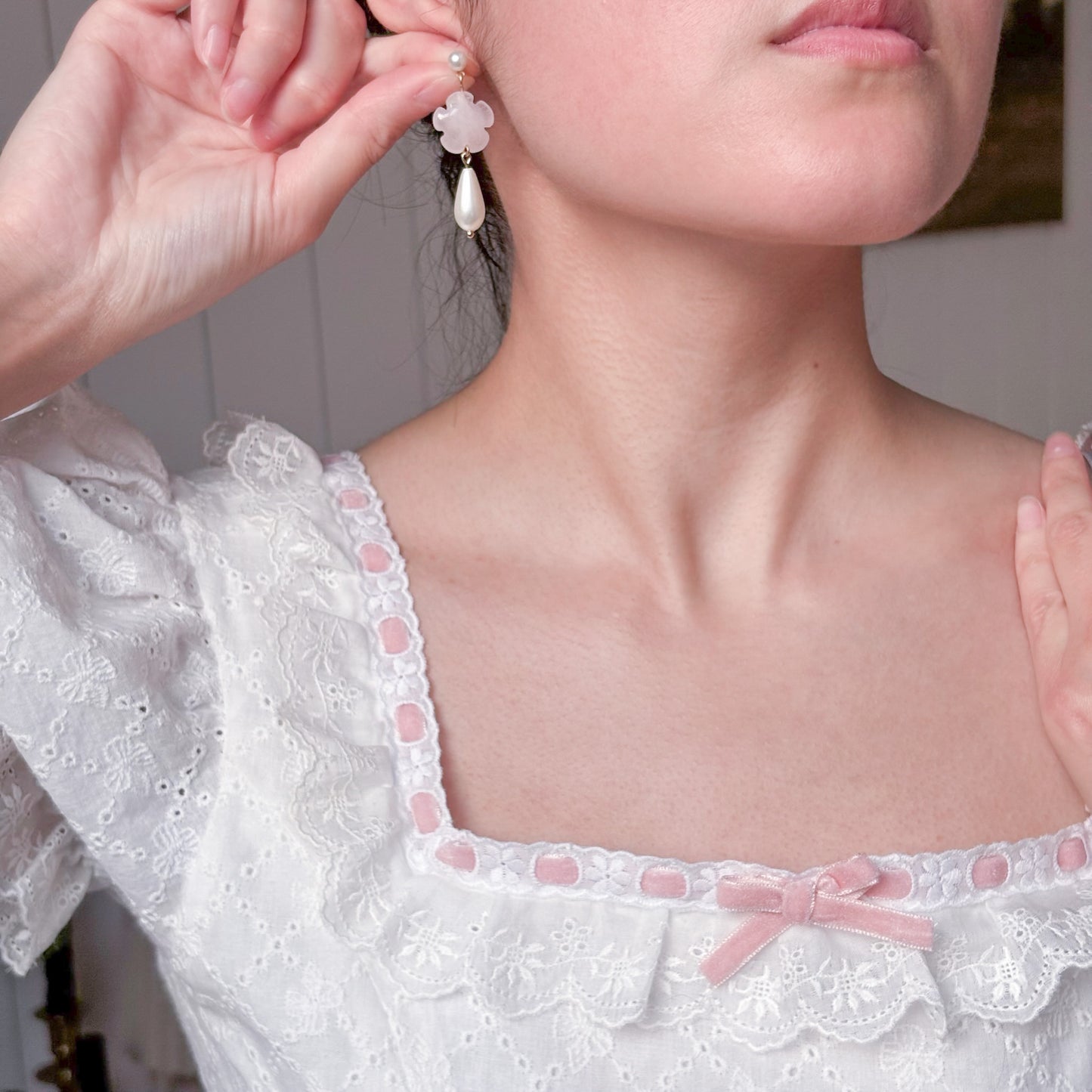 Cloud Flower earrings