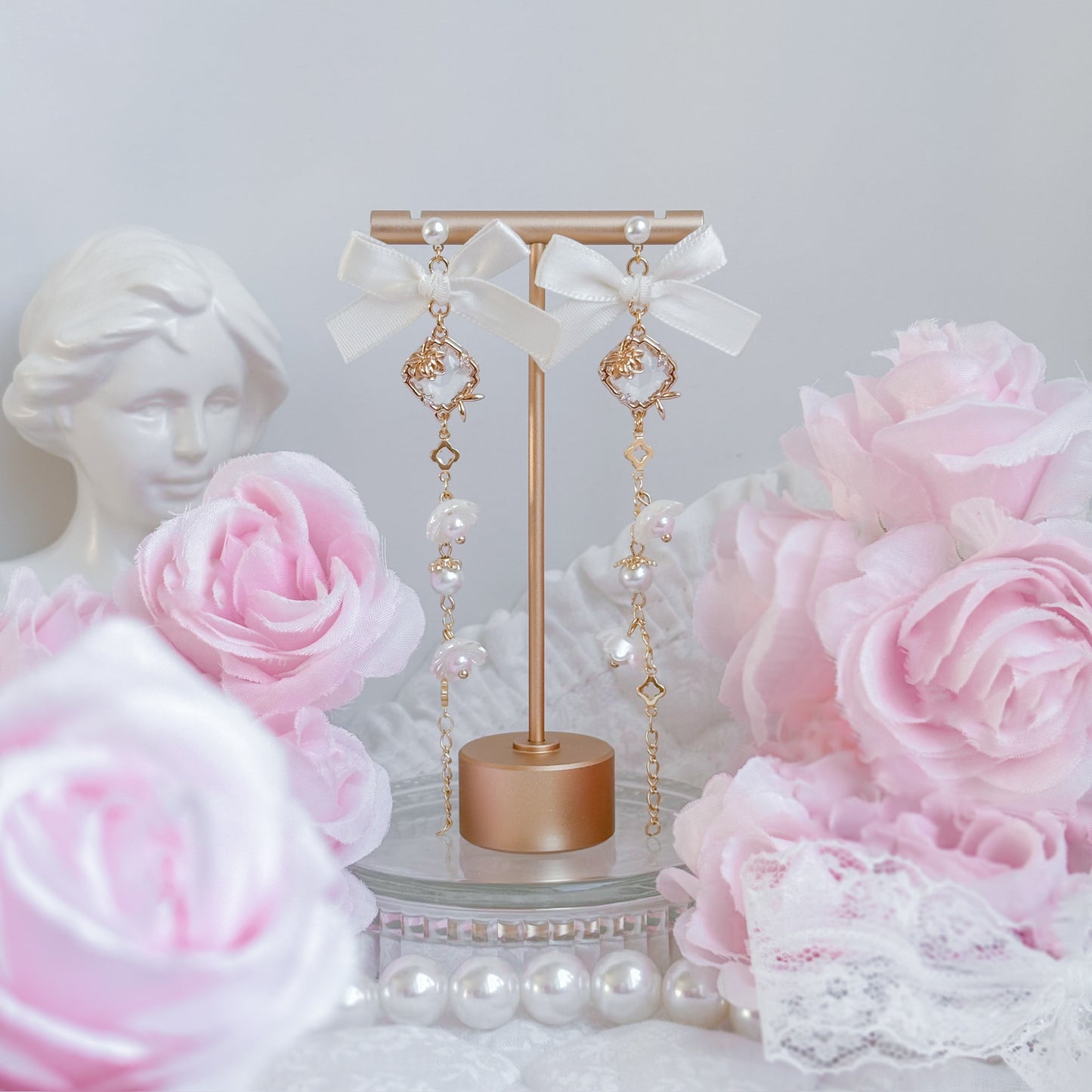 Strawberry Pearl earrings