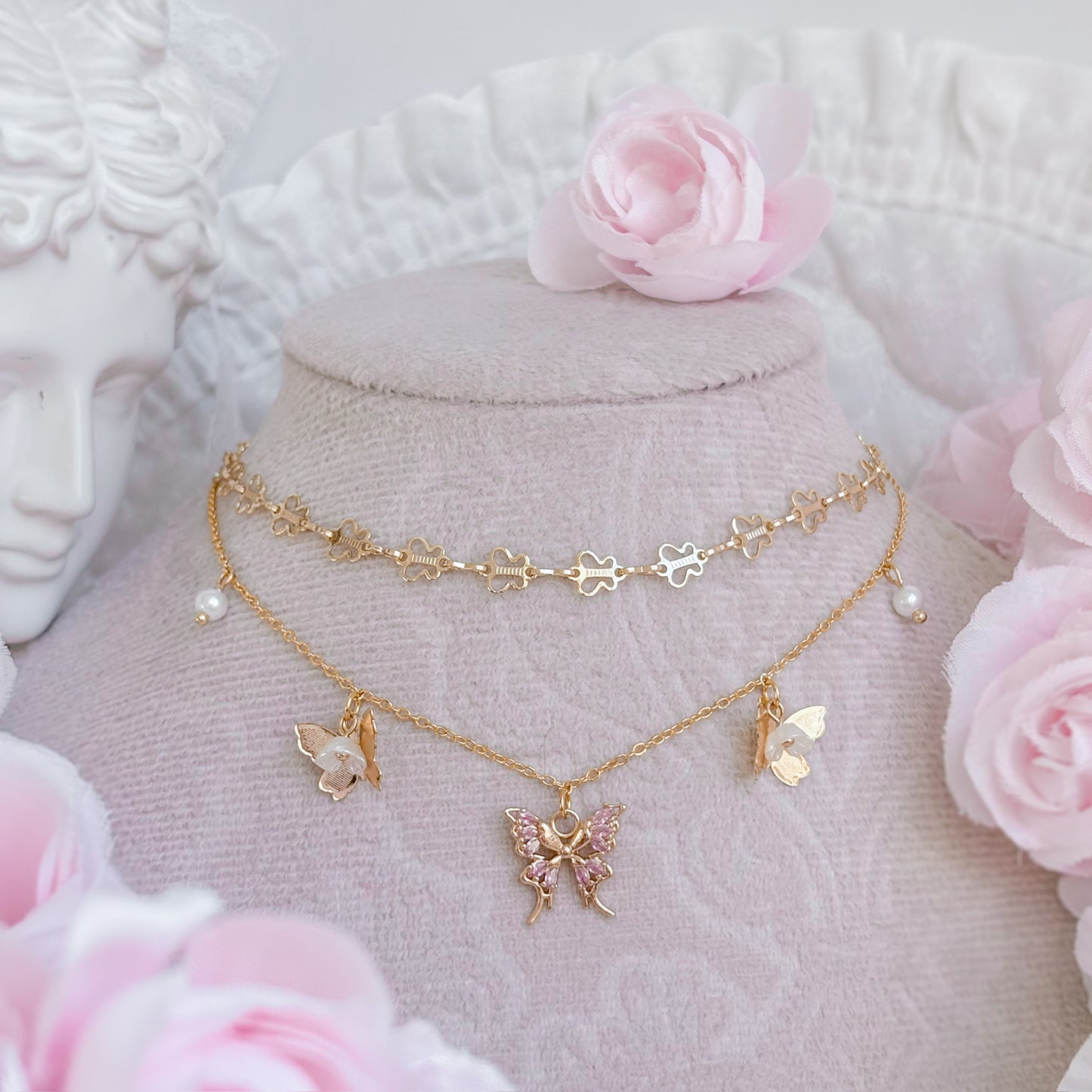 Butterfly Flora necklace