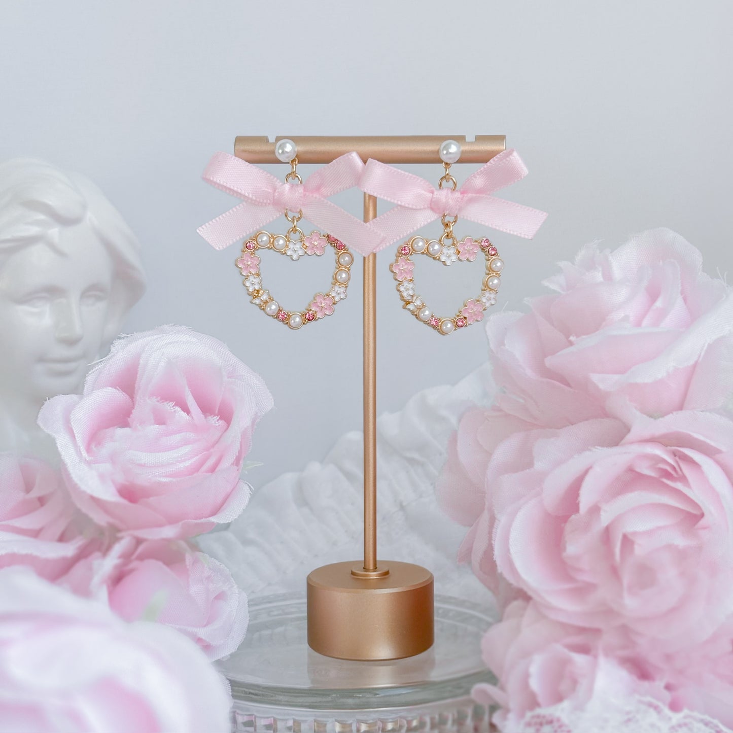 Peonia earrings