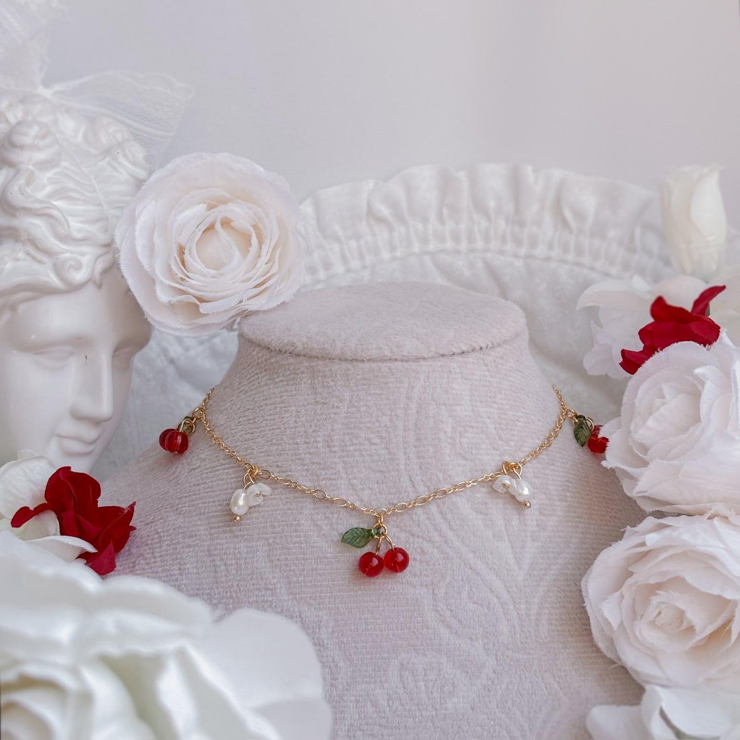 Cherry Kisses necklace