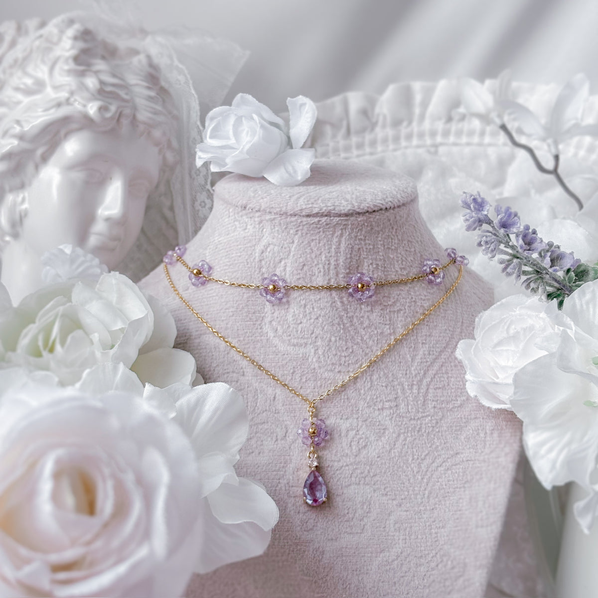 Lavender Field necklace