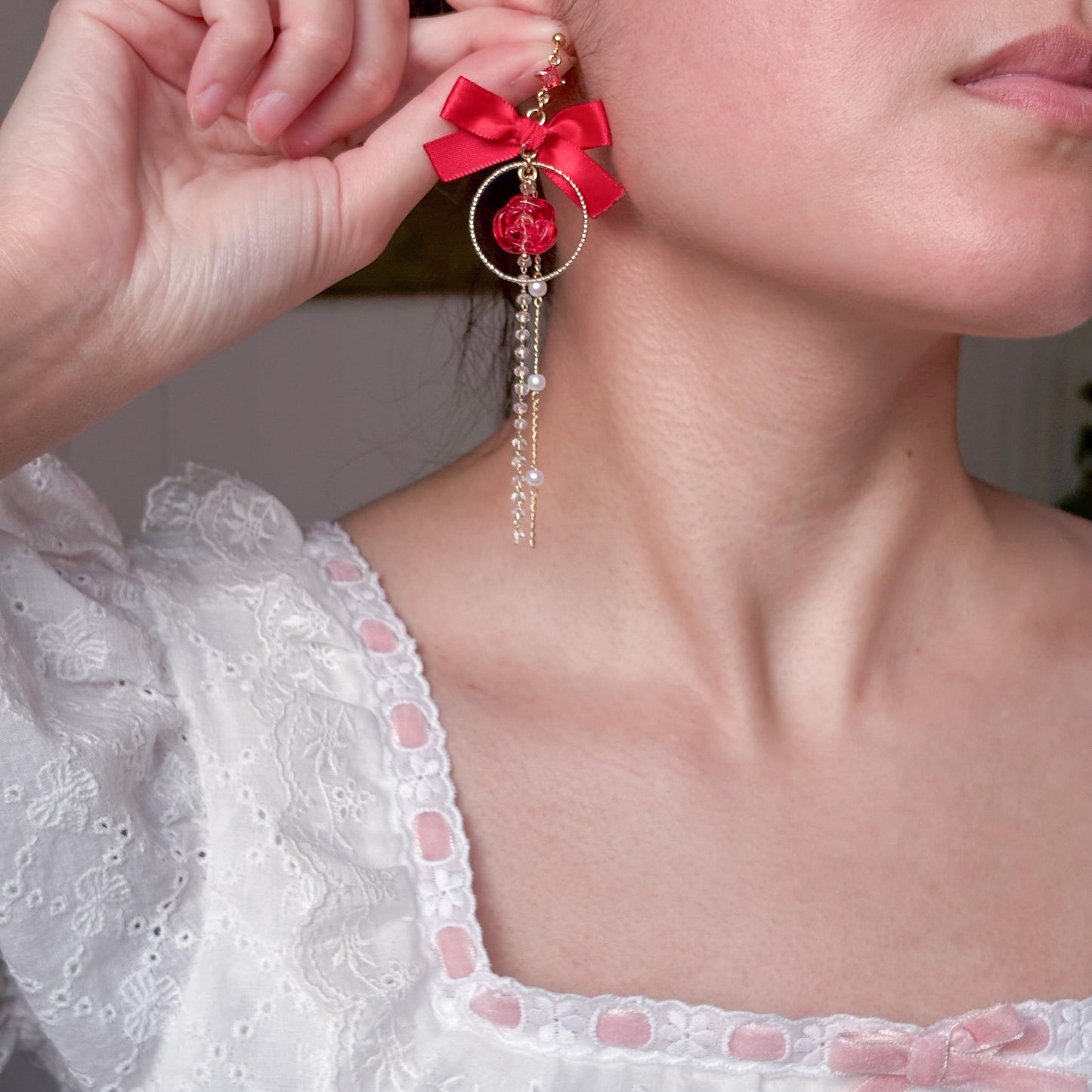 Sweet Rose earrings