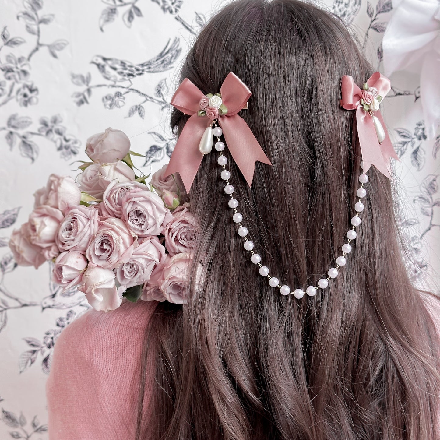 Rose Bouquet bow set