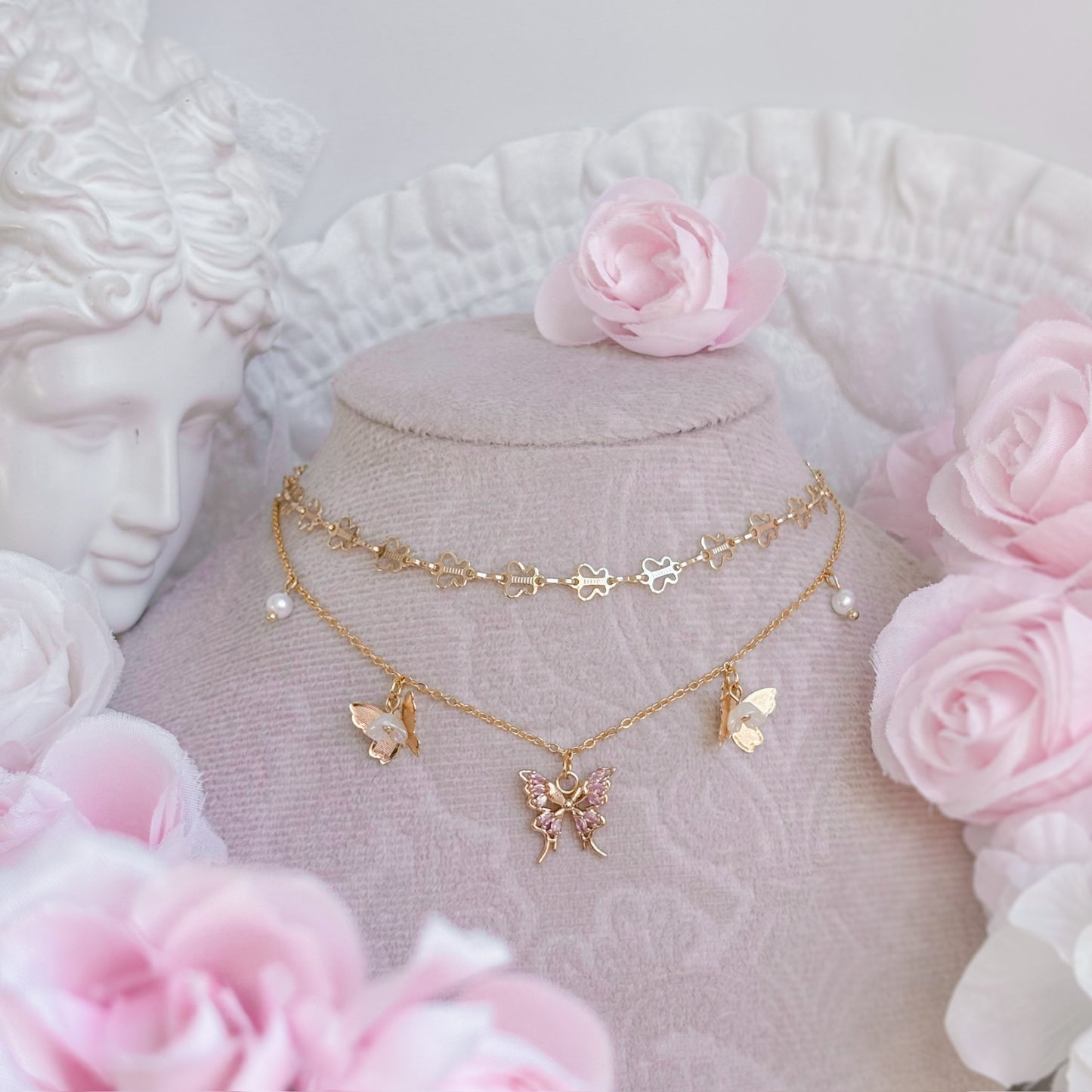 Butterfly Flora necklace