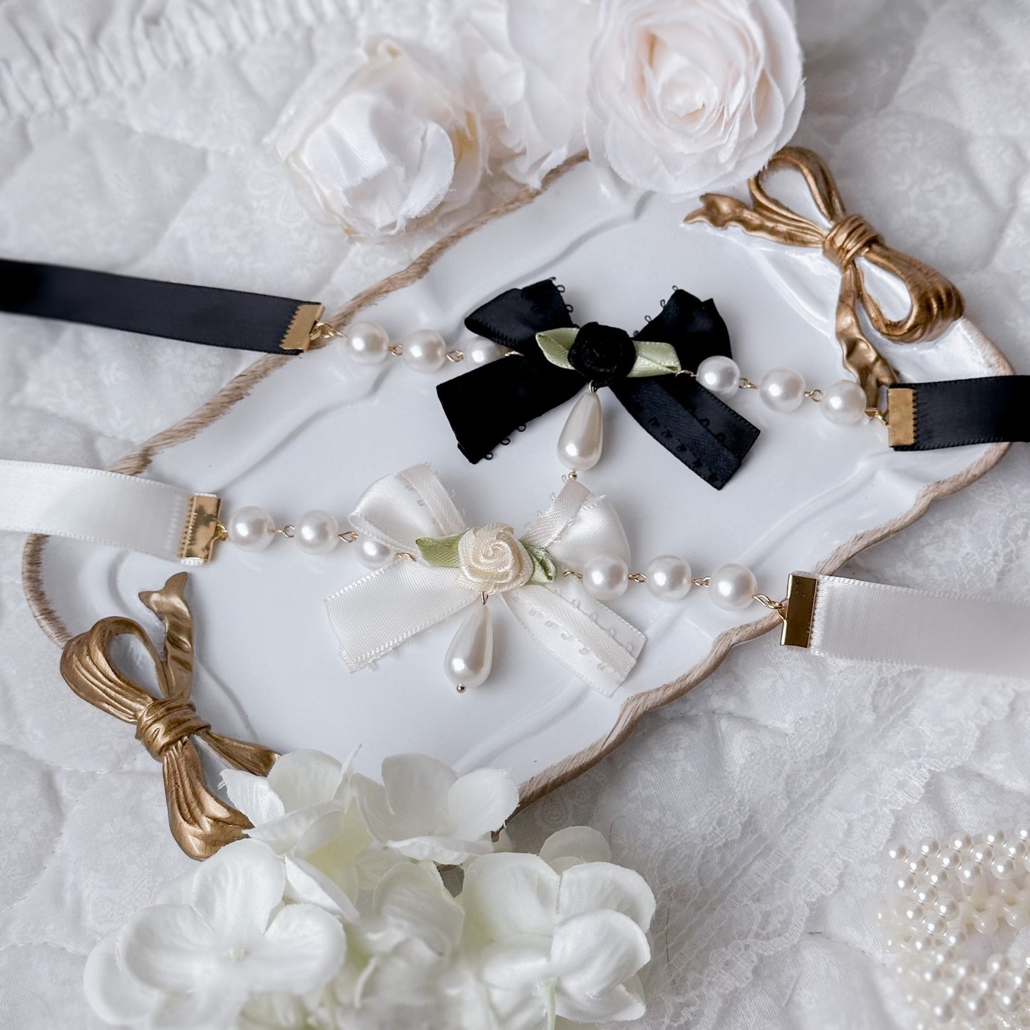 Rosette Choker set