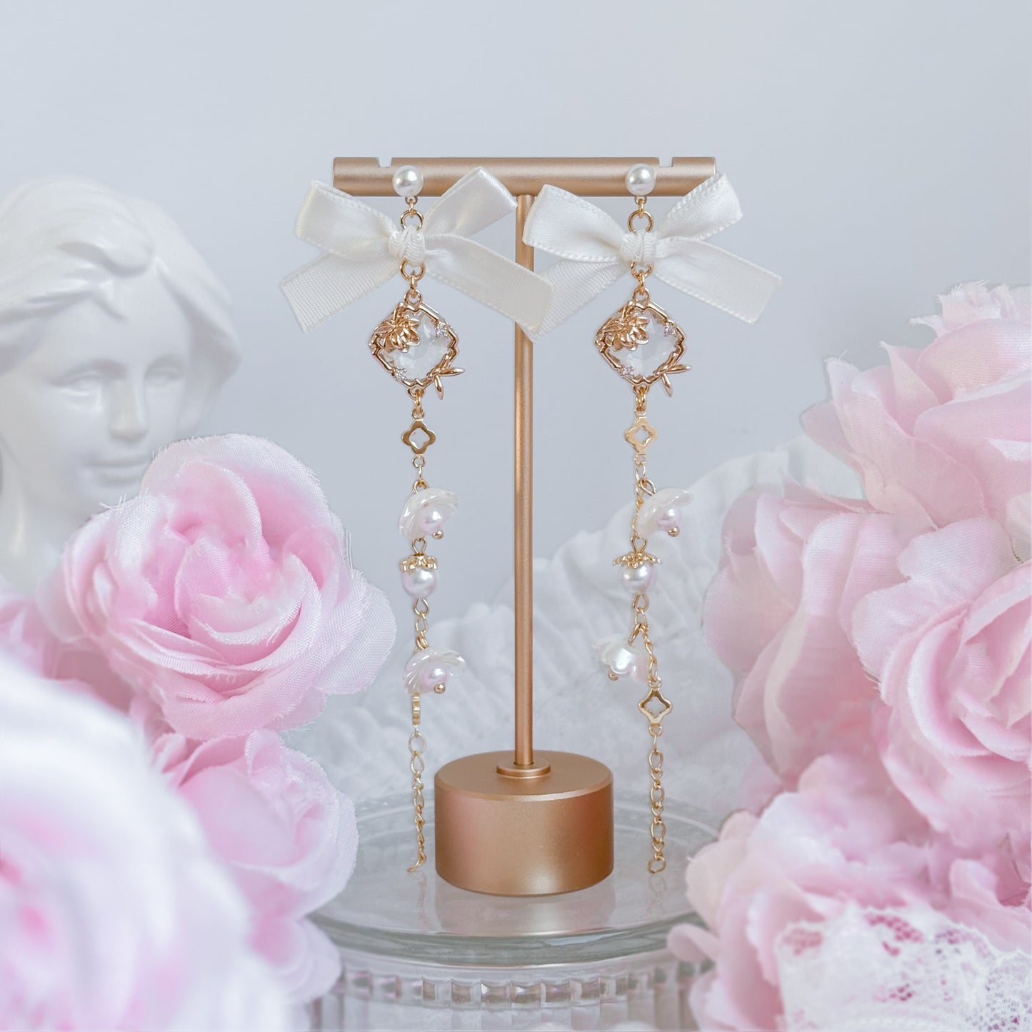 Strawberry Pearl earrings
