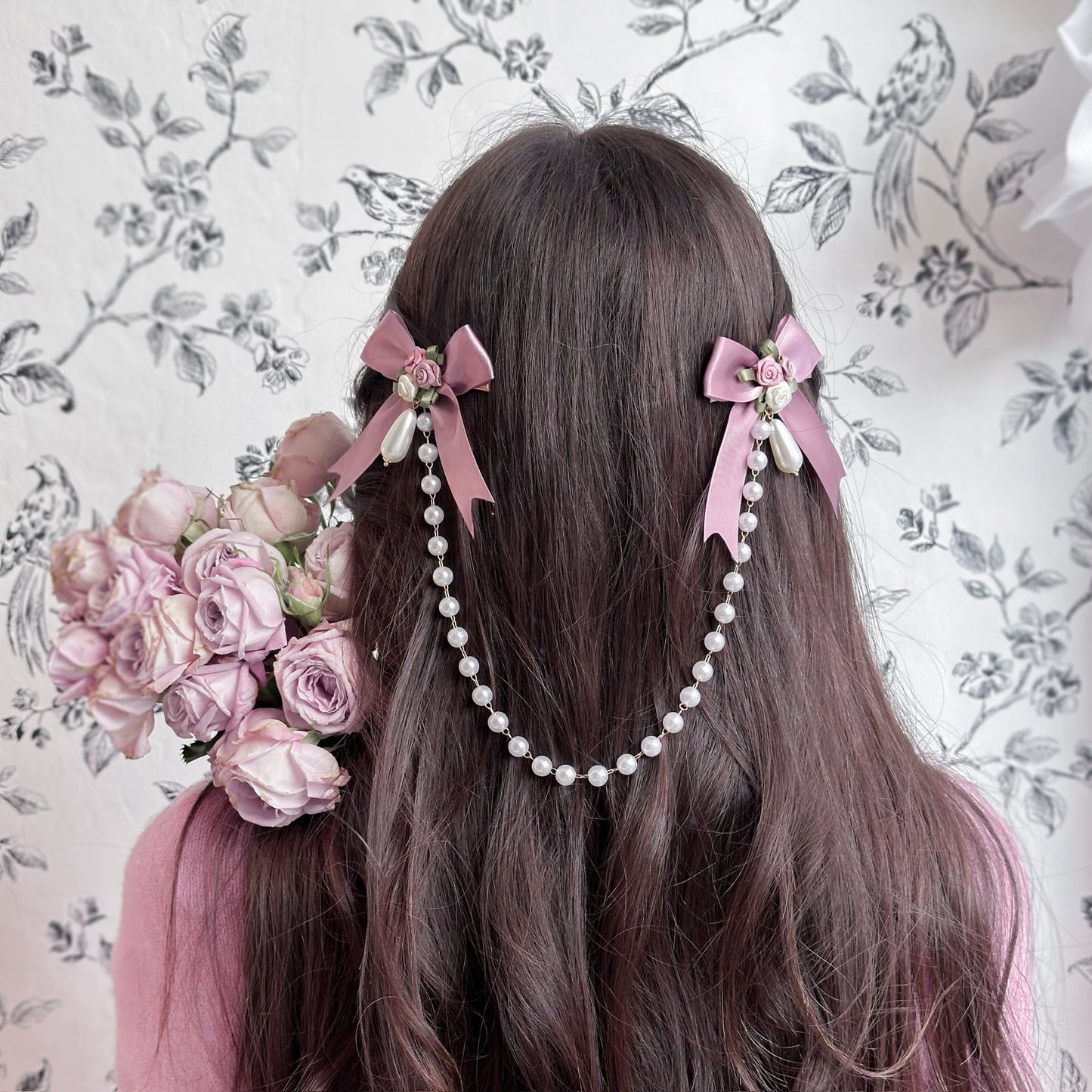 Rose Bouquet bow set