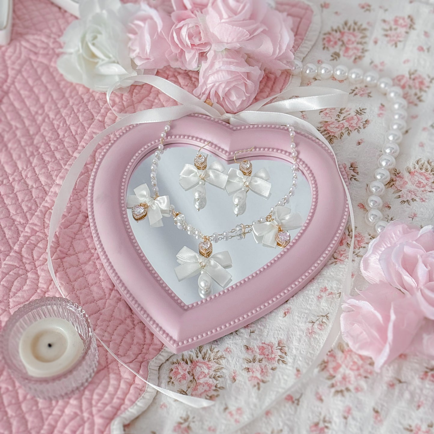 Cream Teatime set
