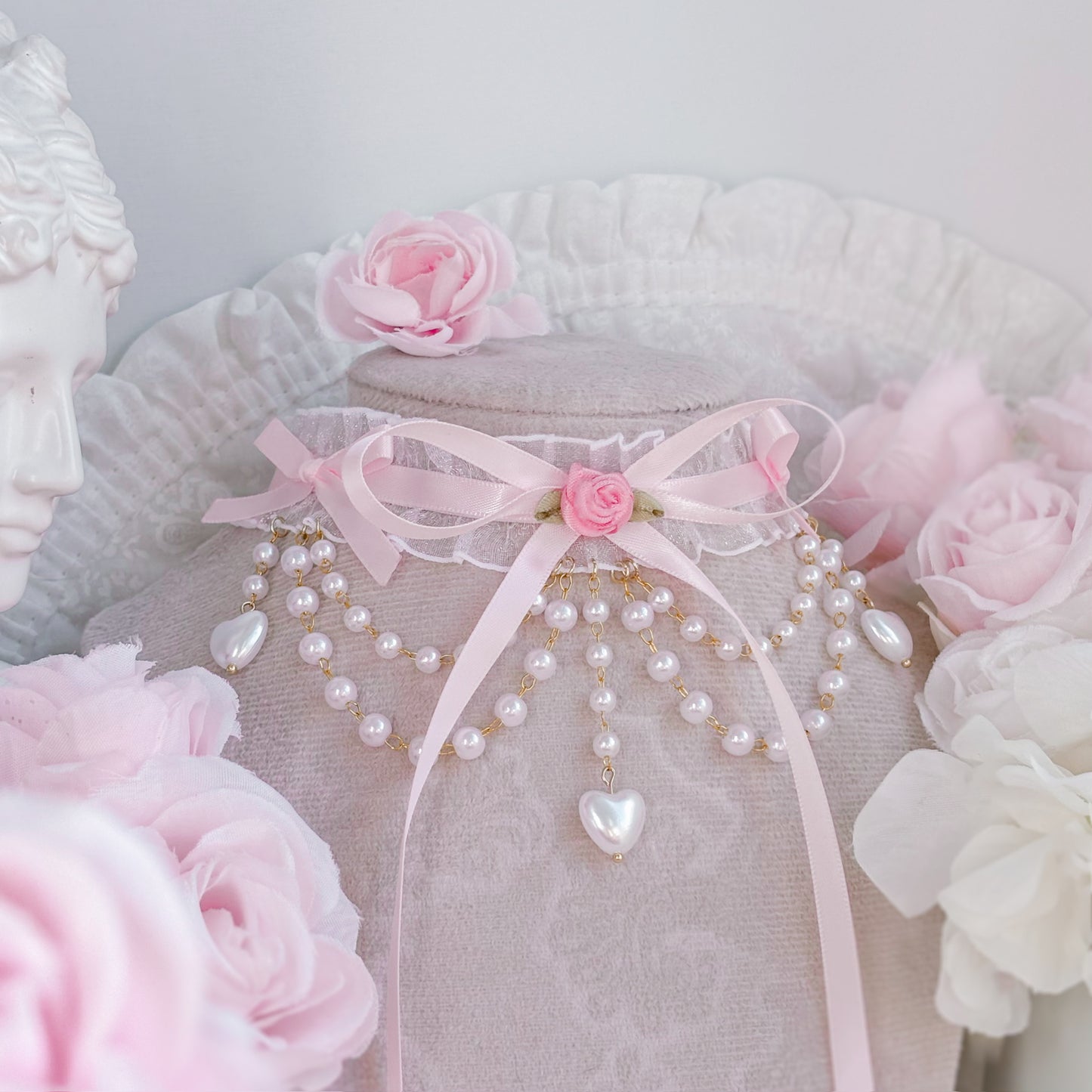 Perle Pink choker
