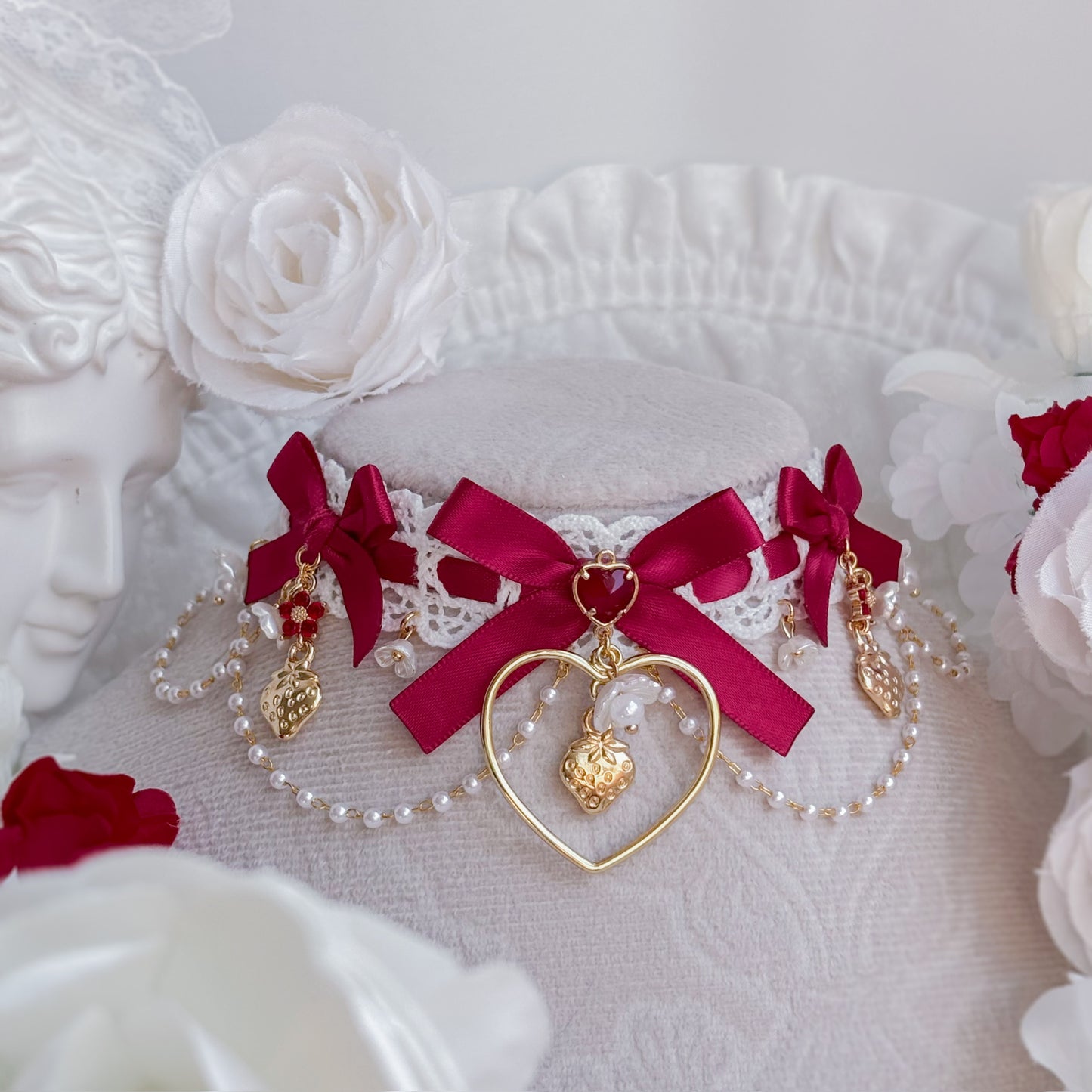Strawberry Blossom choker