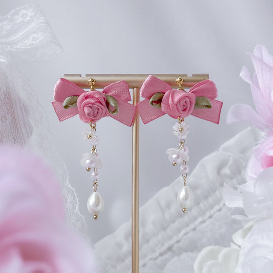 Pink Vessa earrings