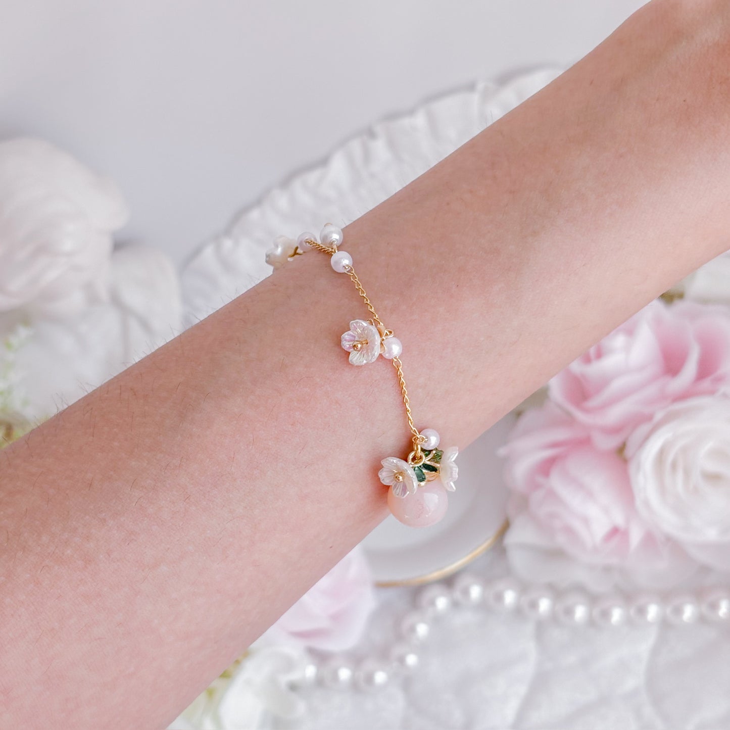 Peach Blossom bracelet