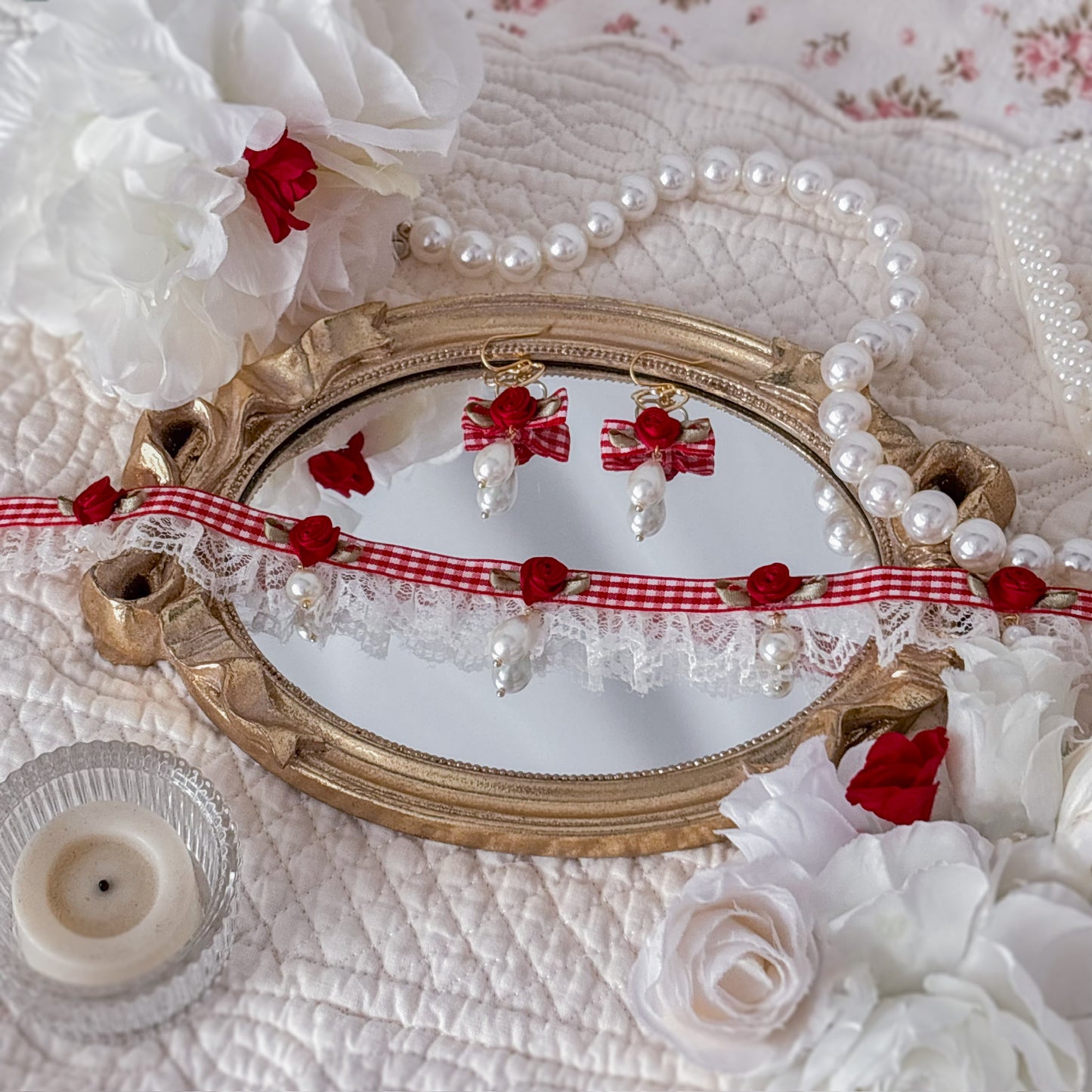 Rose Picnic Choker set