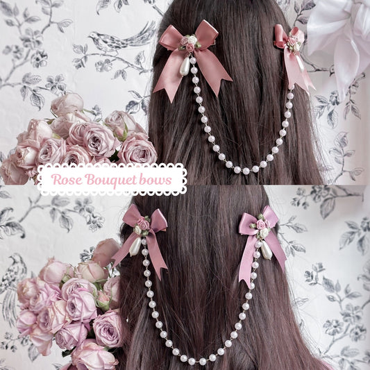 Rose Bouquet bow set