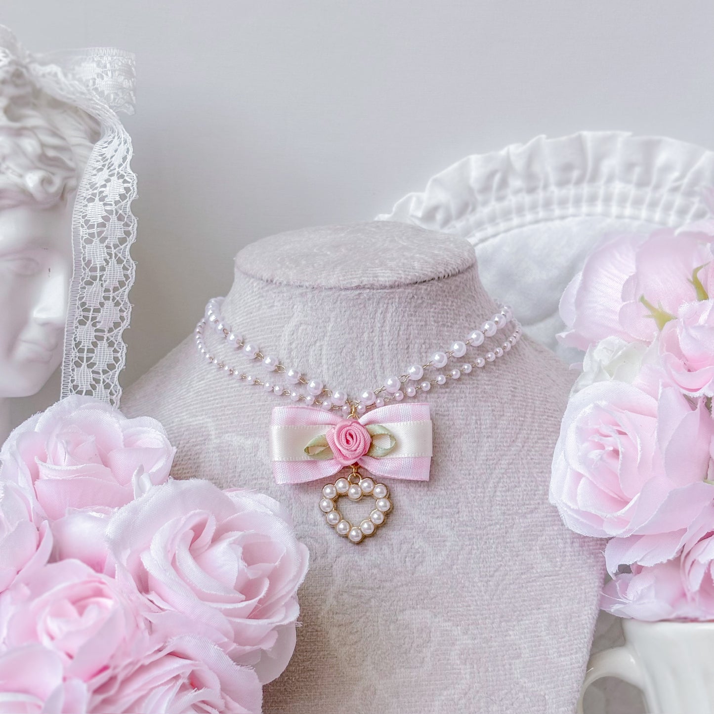 Strawberry Cheesecake Necklace