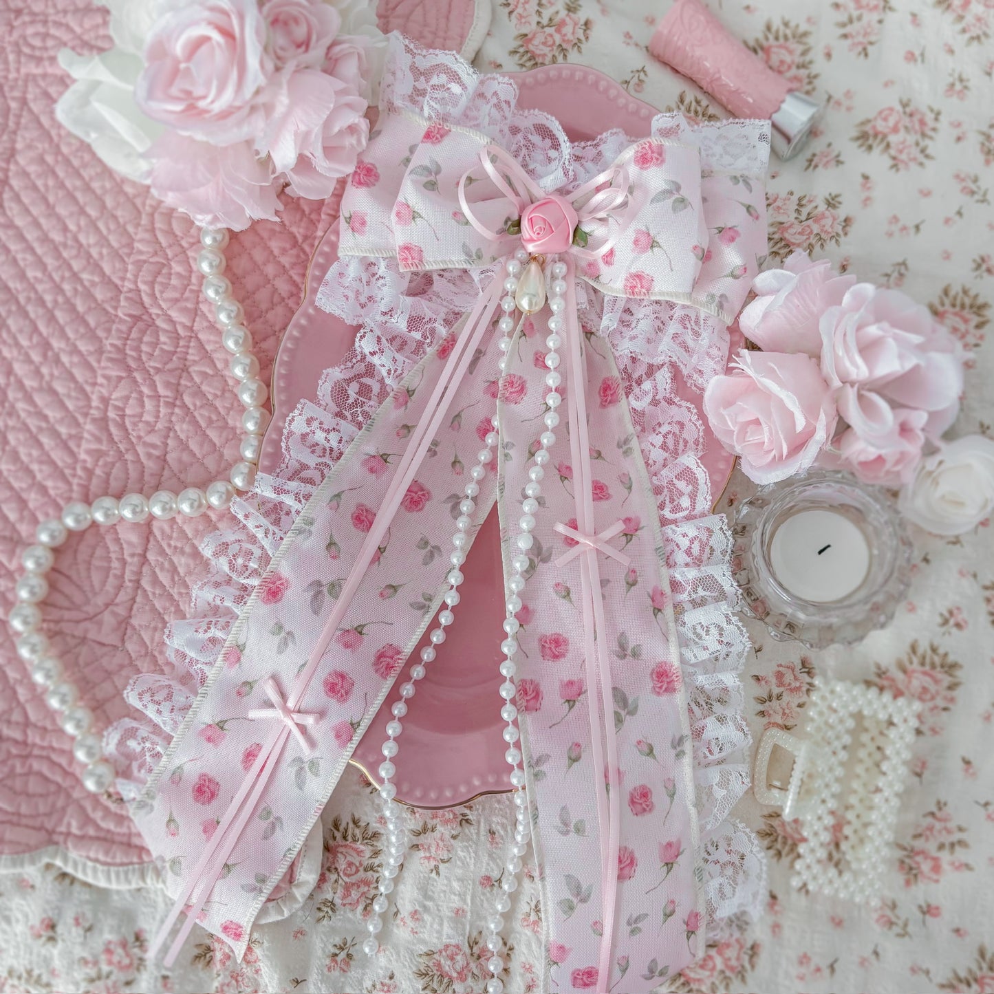 Pink Petale bow