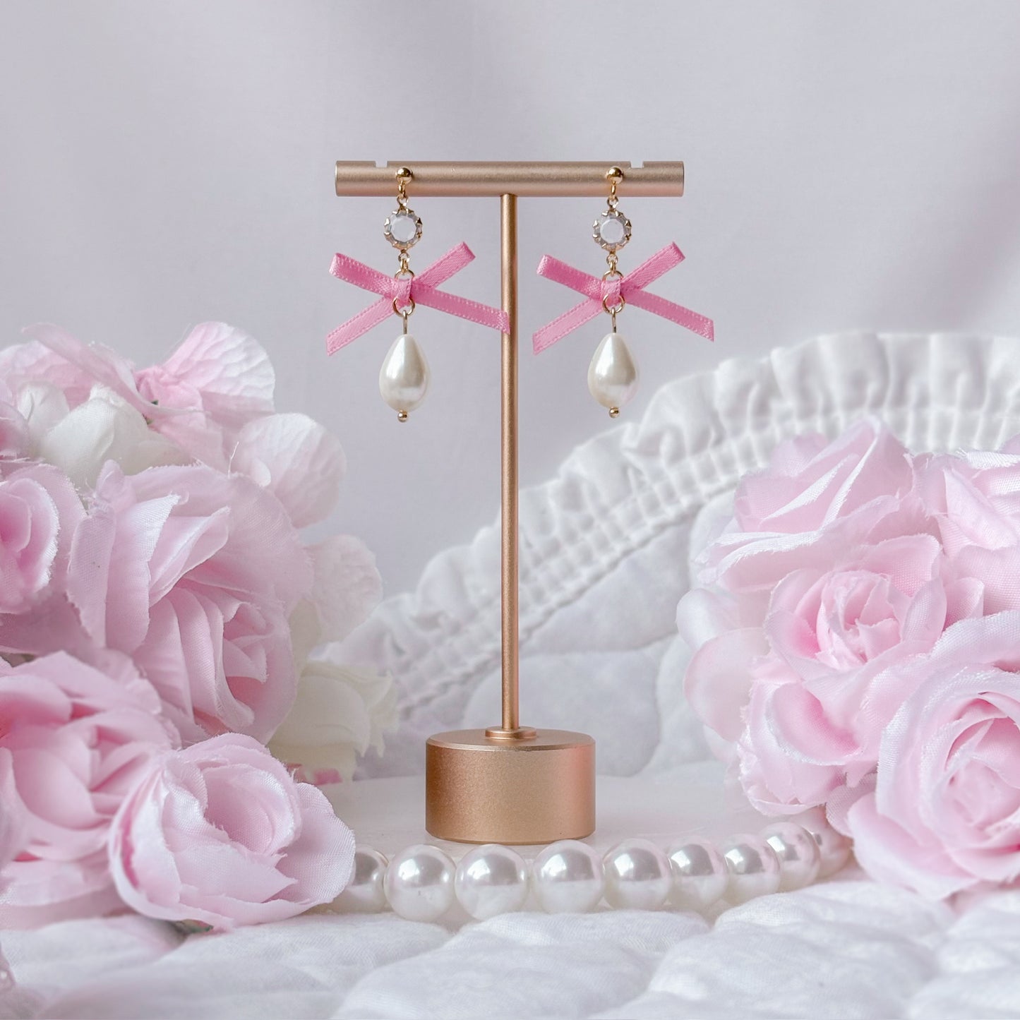 Pink Angel earrings