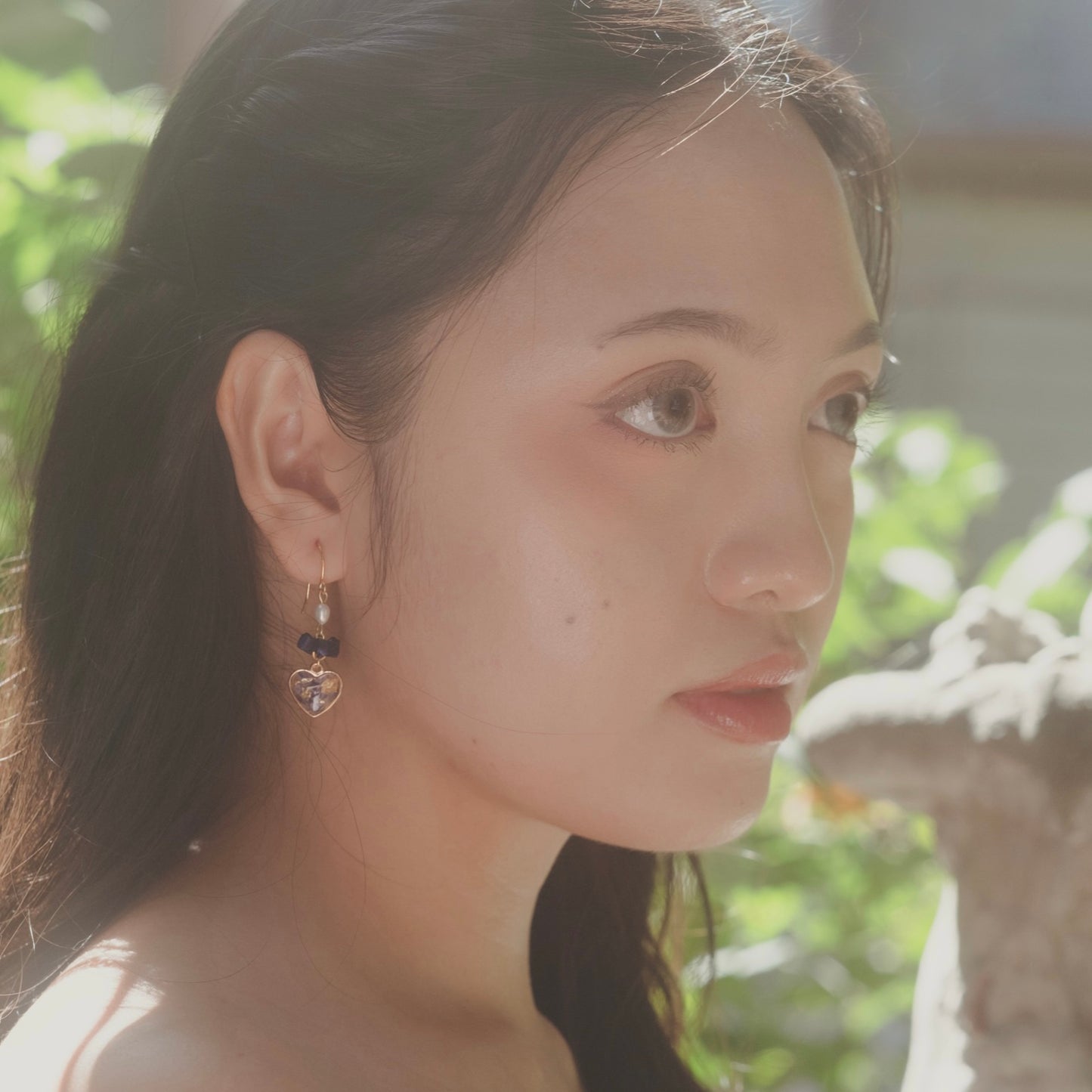 Indigo earrings
