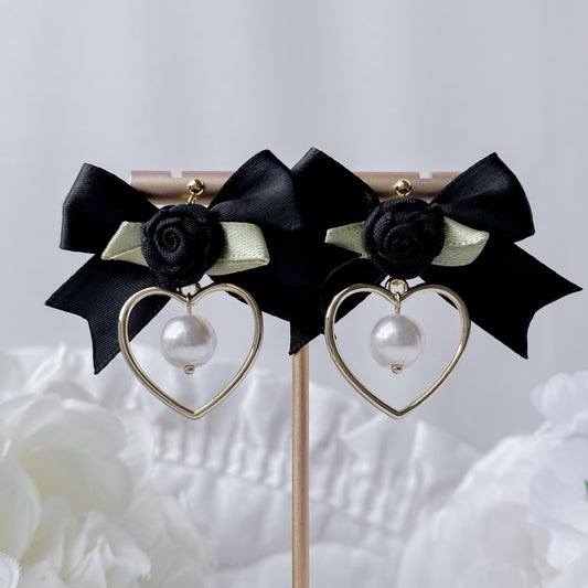 Black Swan earrings