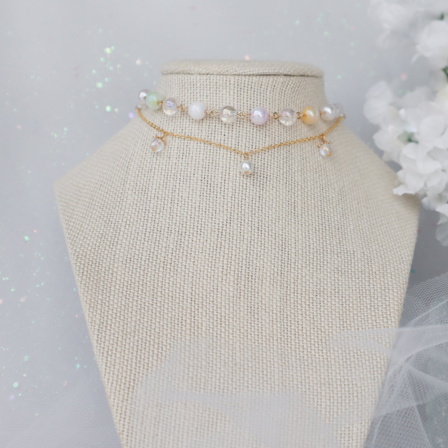 Rainbow choker