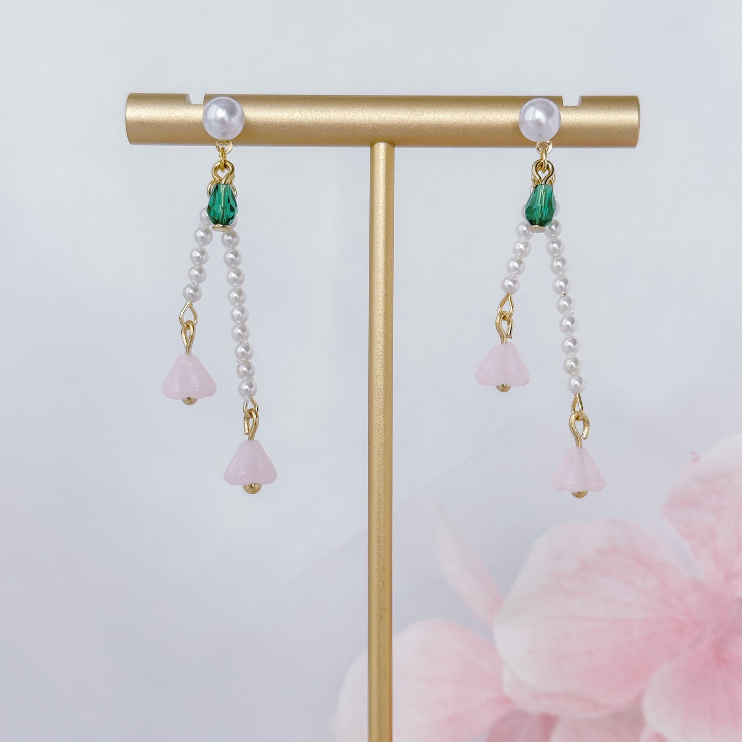 Tea Rose earrings