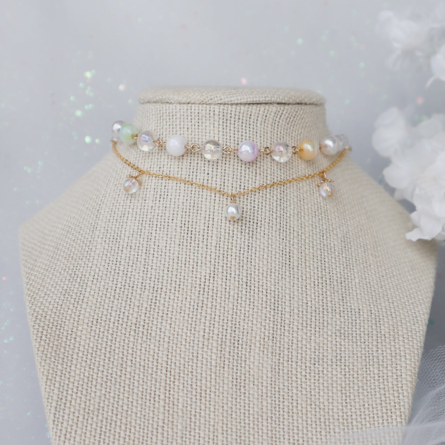 Rainbow choker