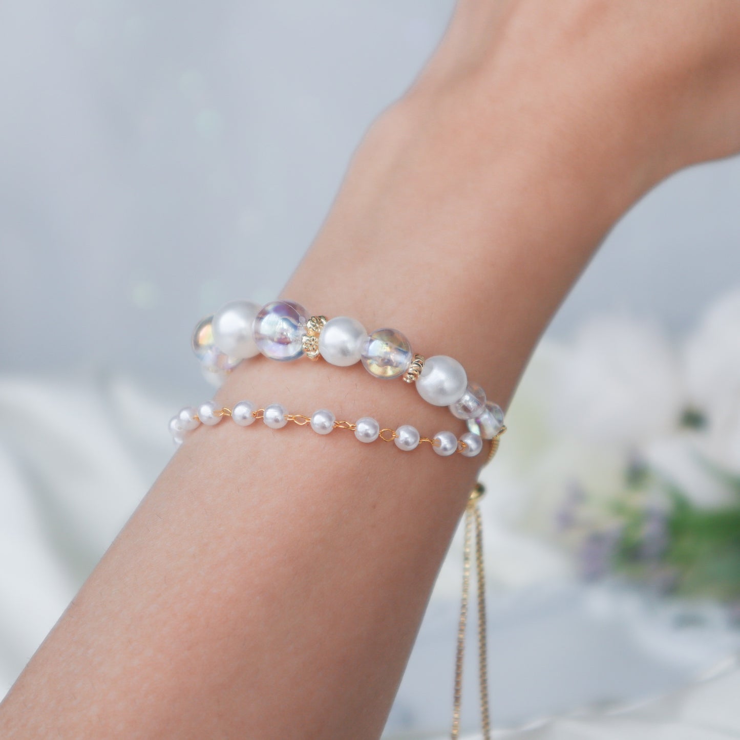 Iridescence bracelet