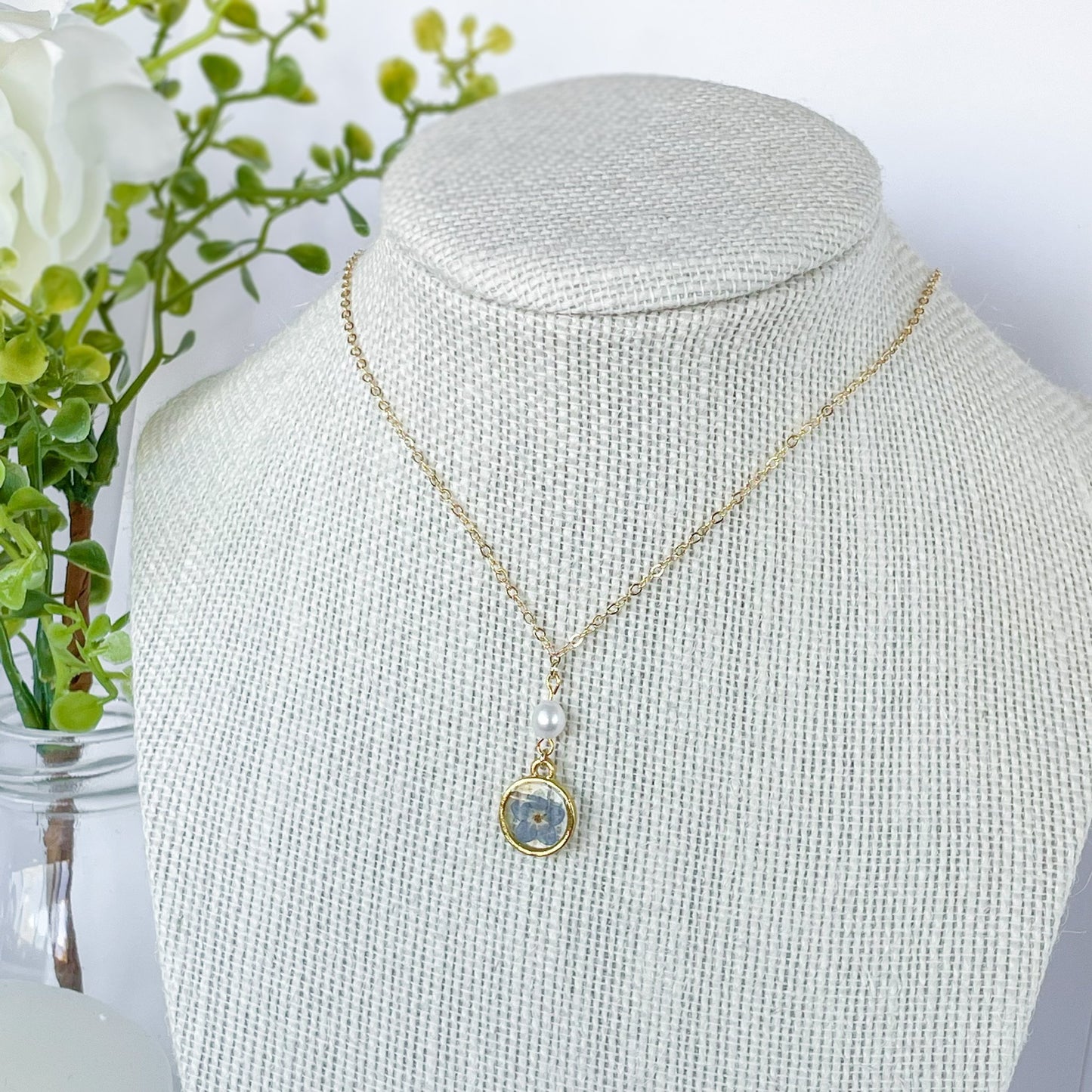 Sapphire Pearl Necklace - PREORDER