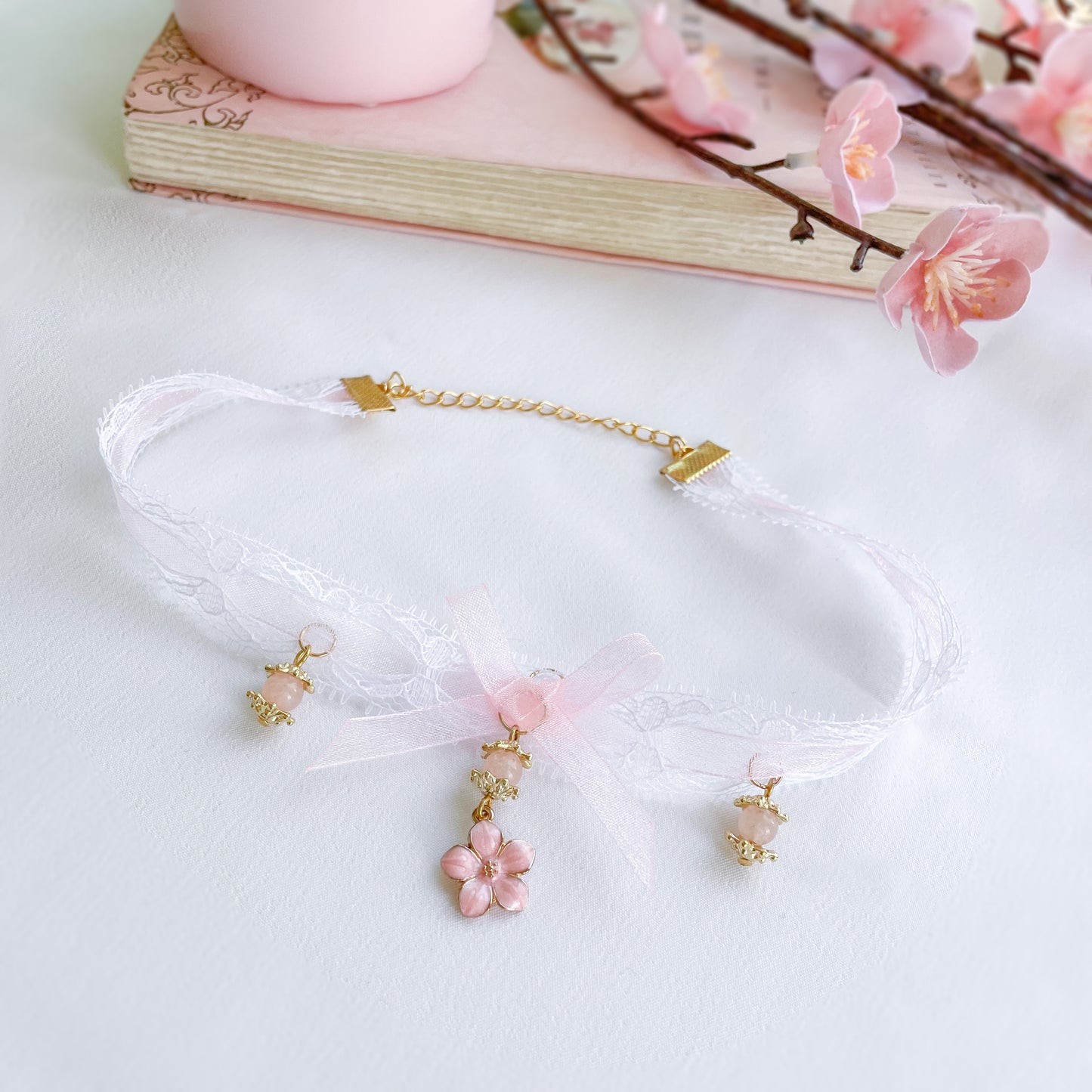 Cherry Blossom Choker