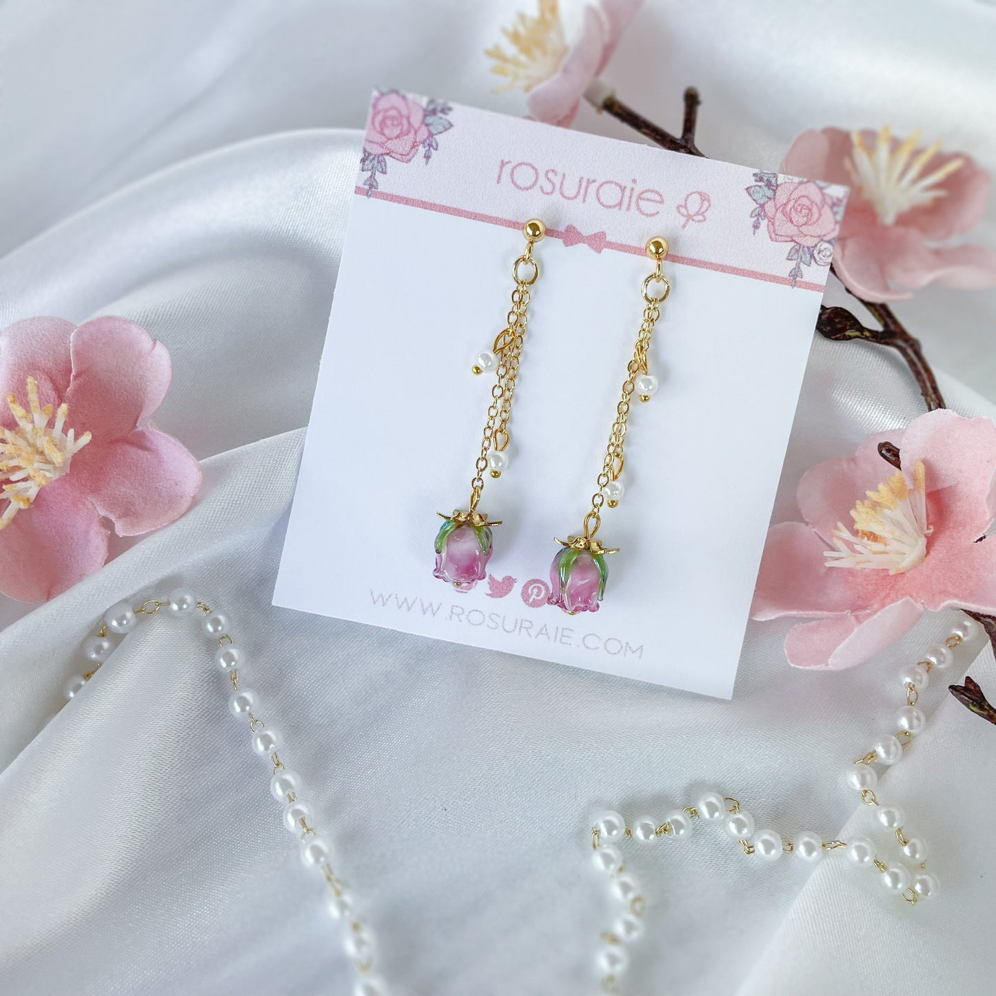 Roselle Earrings - PREORDER