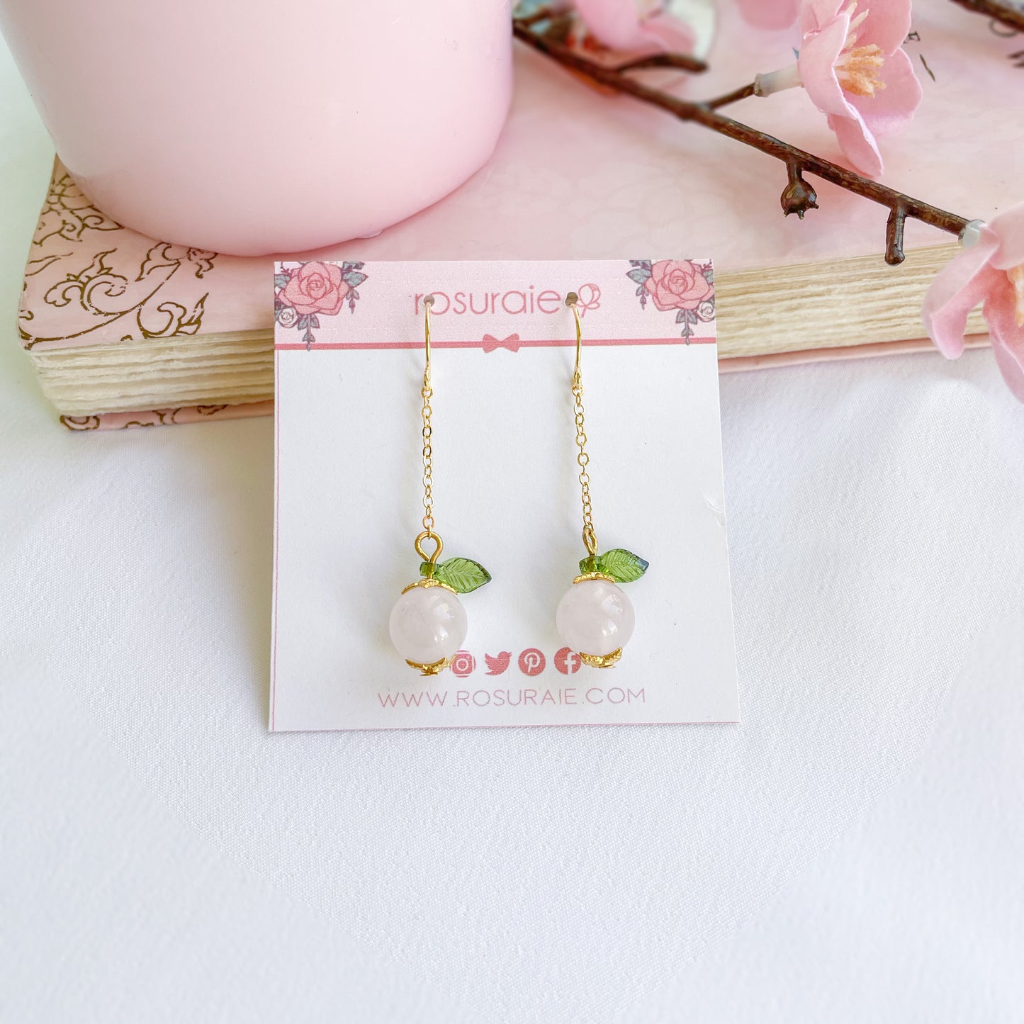 Pinkberry Dangle Earrings