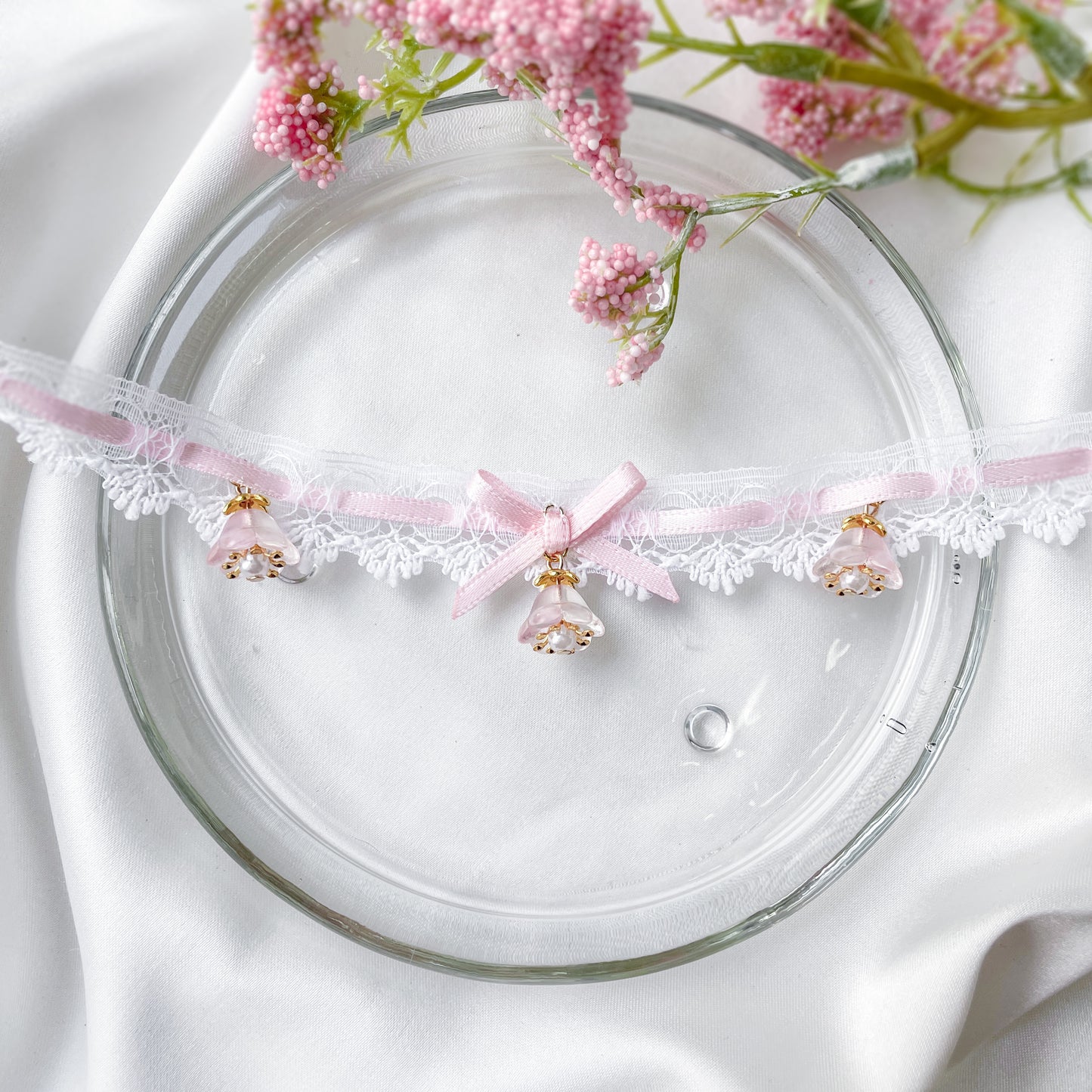 Pink Lily choker