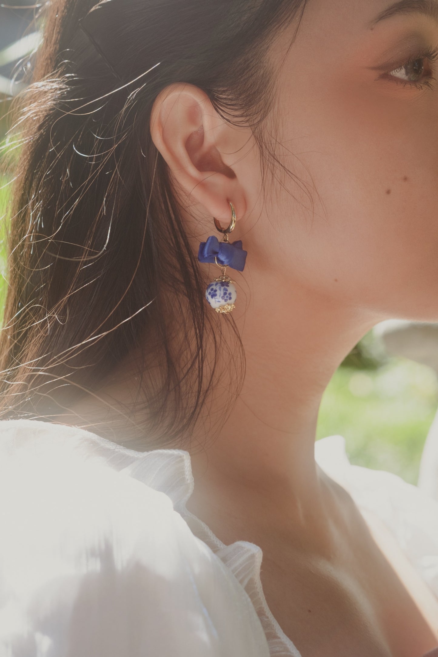 Porcelain earrings
