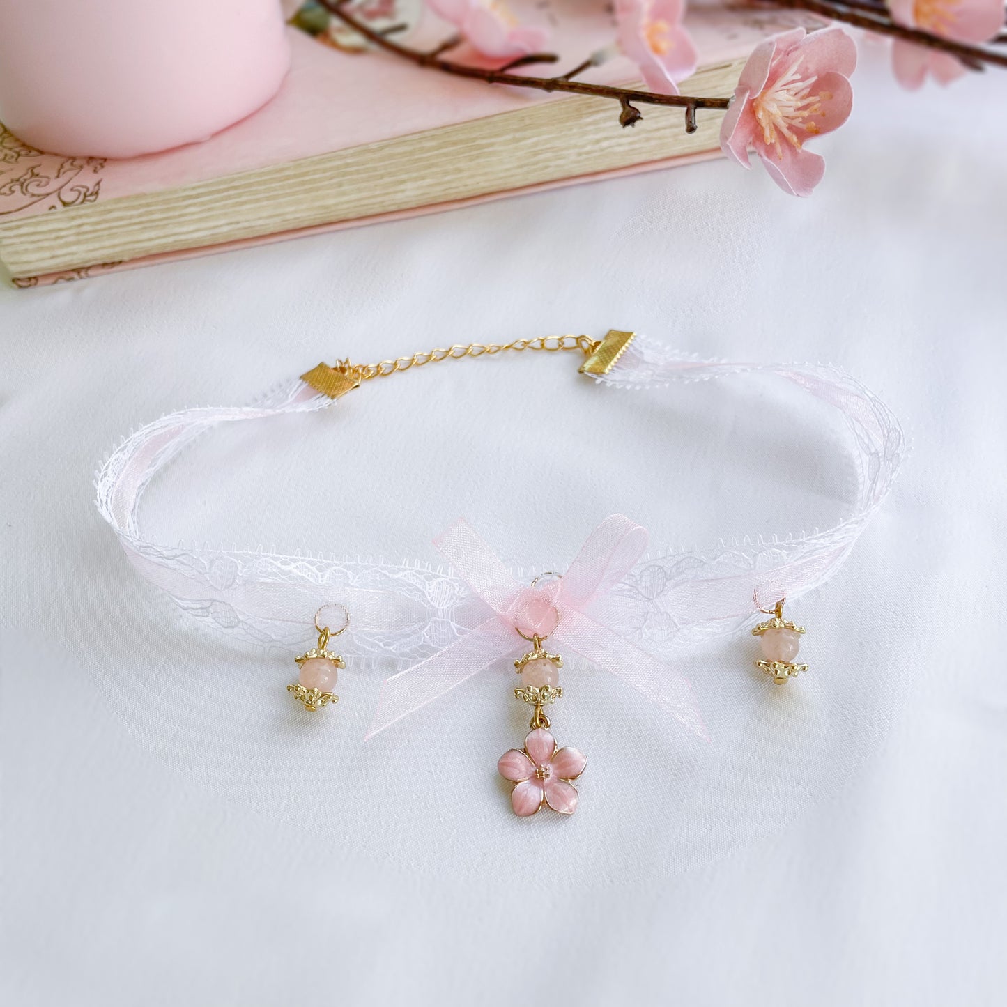 Cherry Blossom Choker