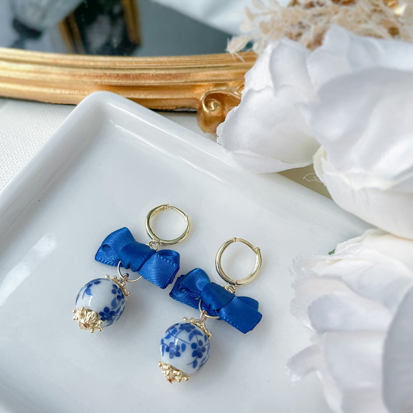 Porcelain earrings