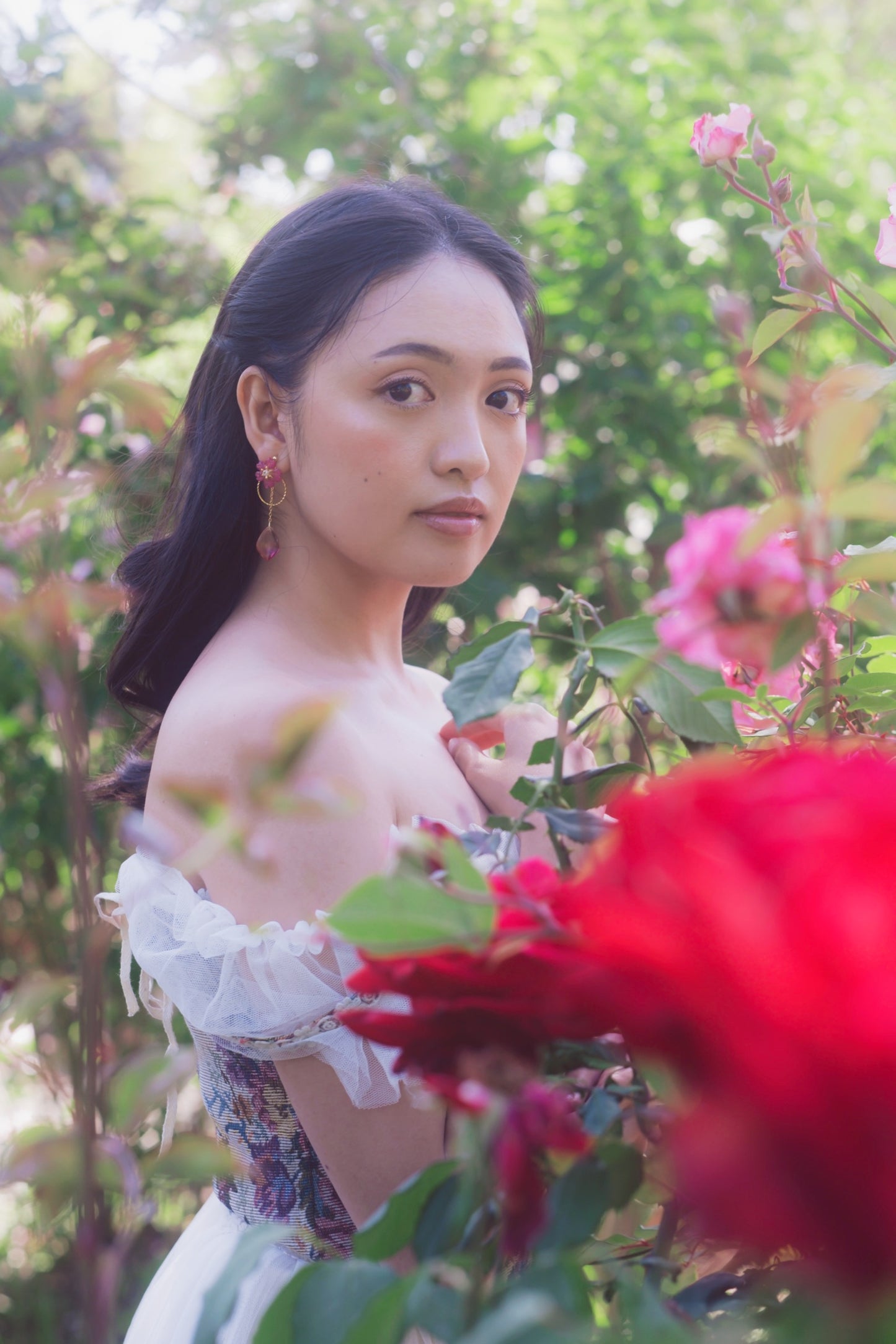 Camelia Earrings