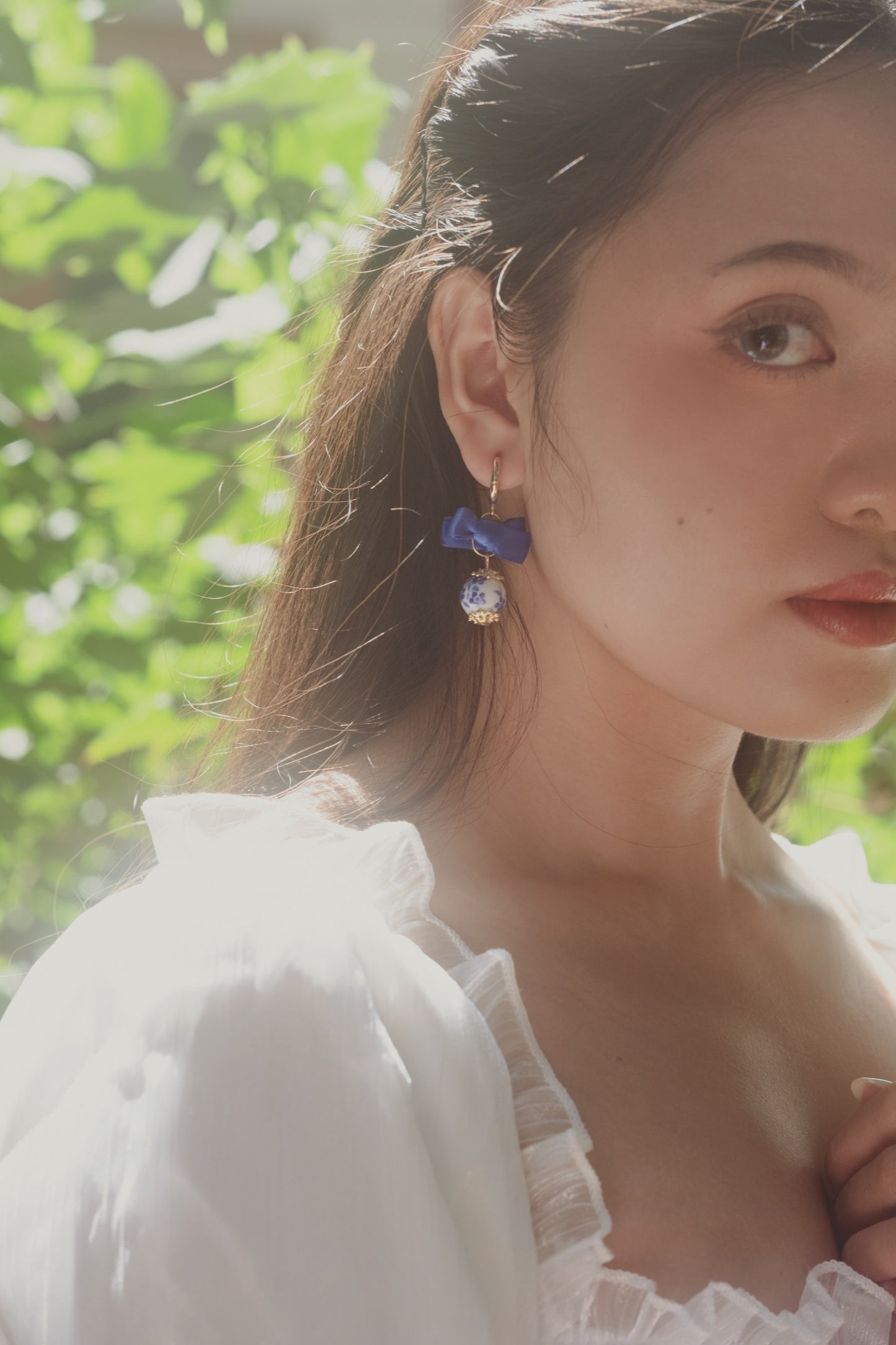 Porcelain earrings