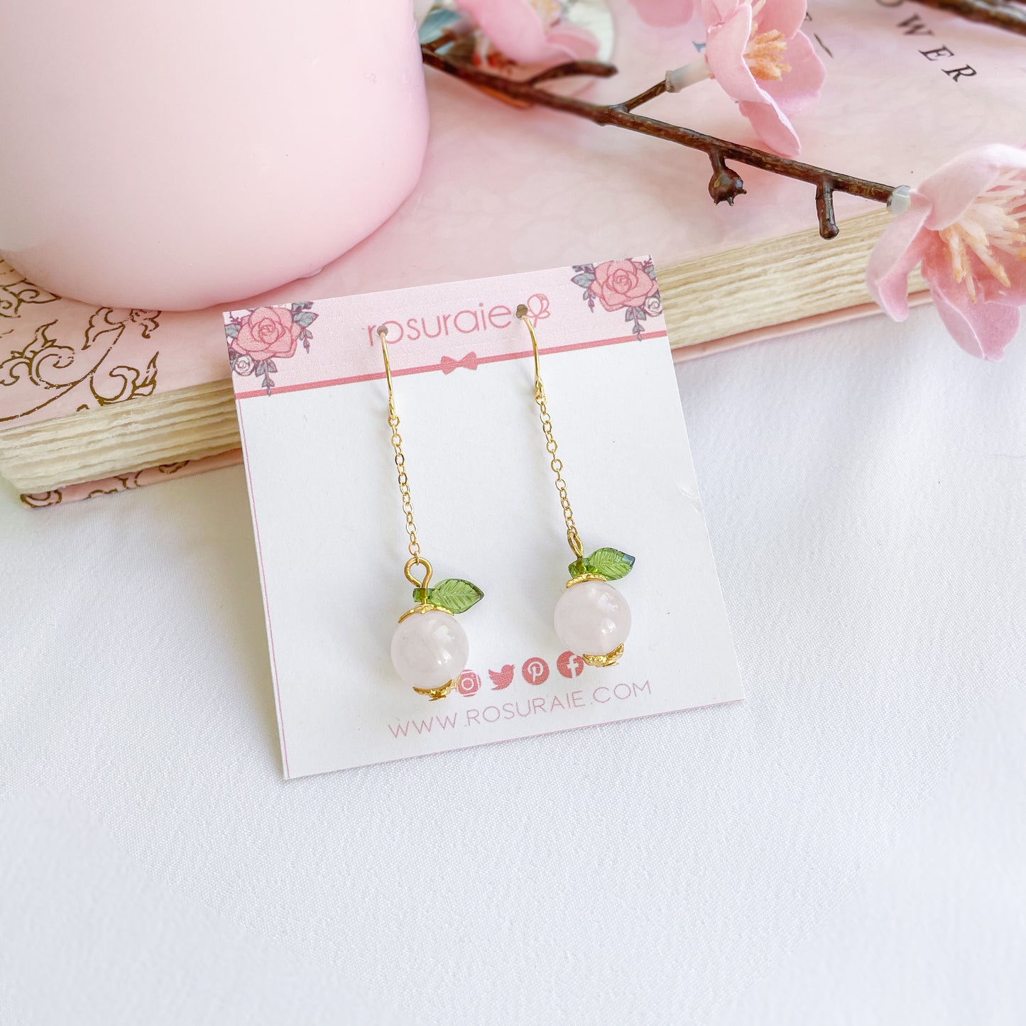 Pinkberry Dangle Earrings