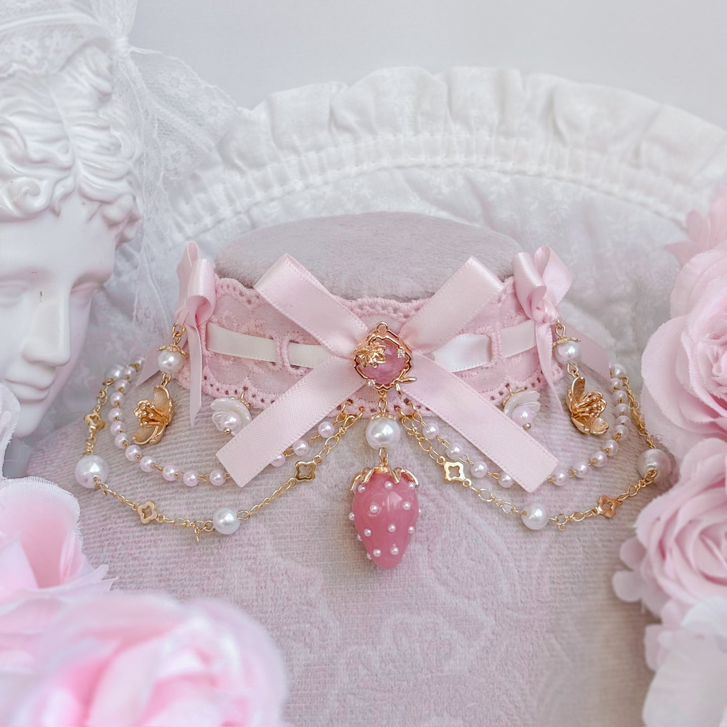 Strawberry Peach Choker