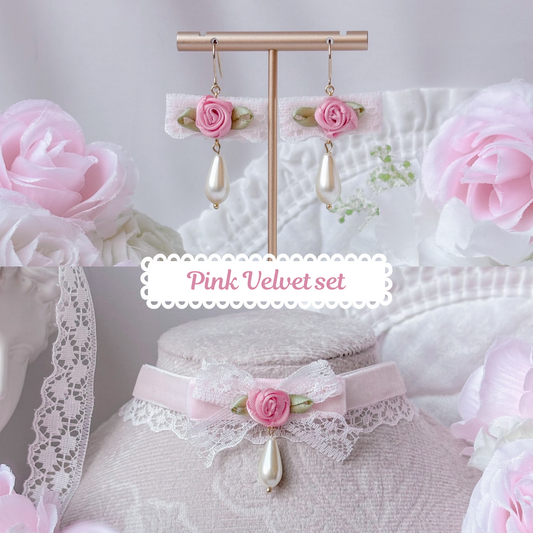 Pink Velvet set