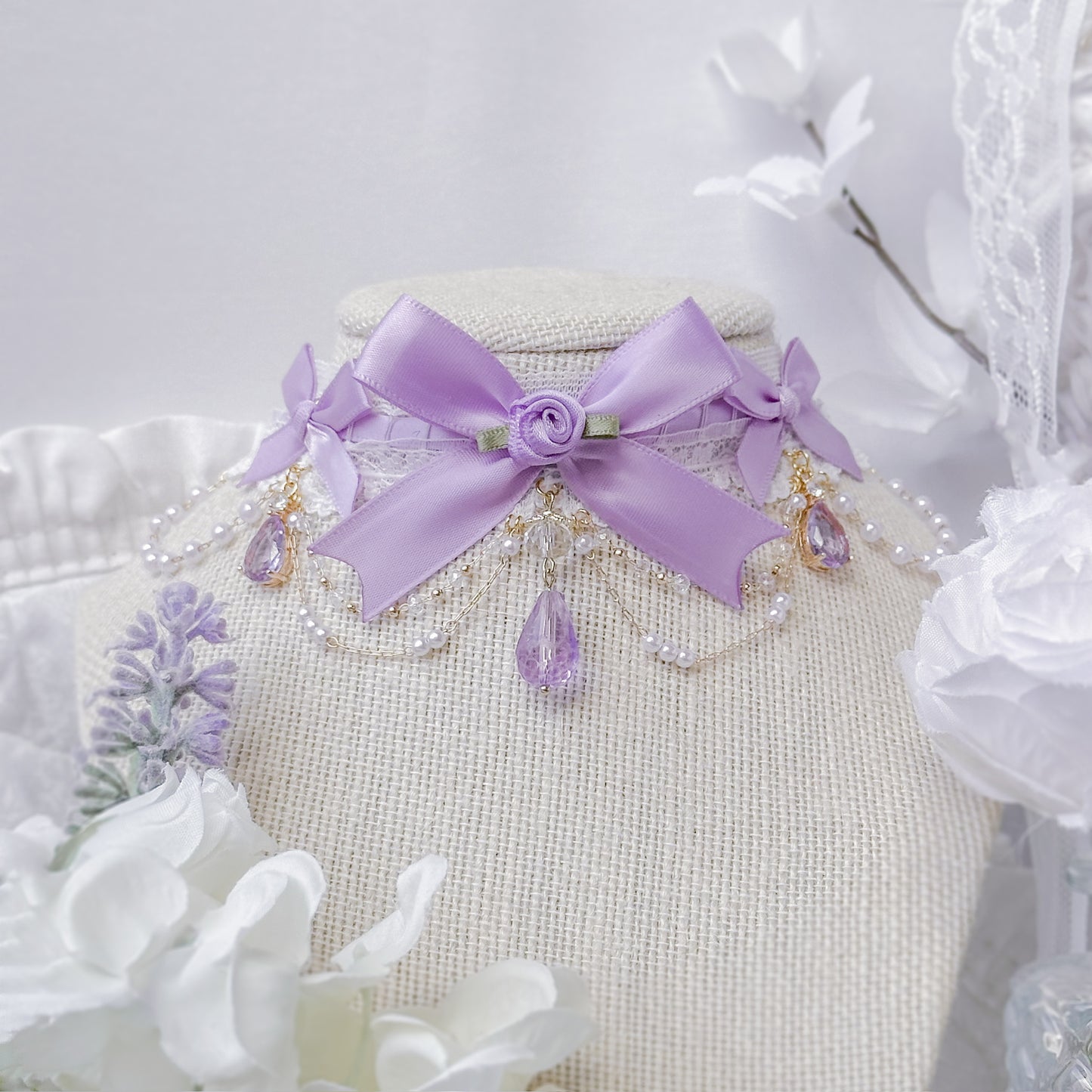 Lavender Lily Choker