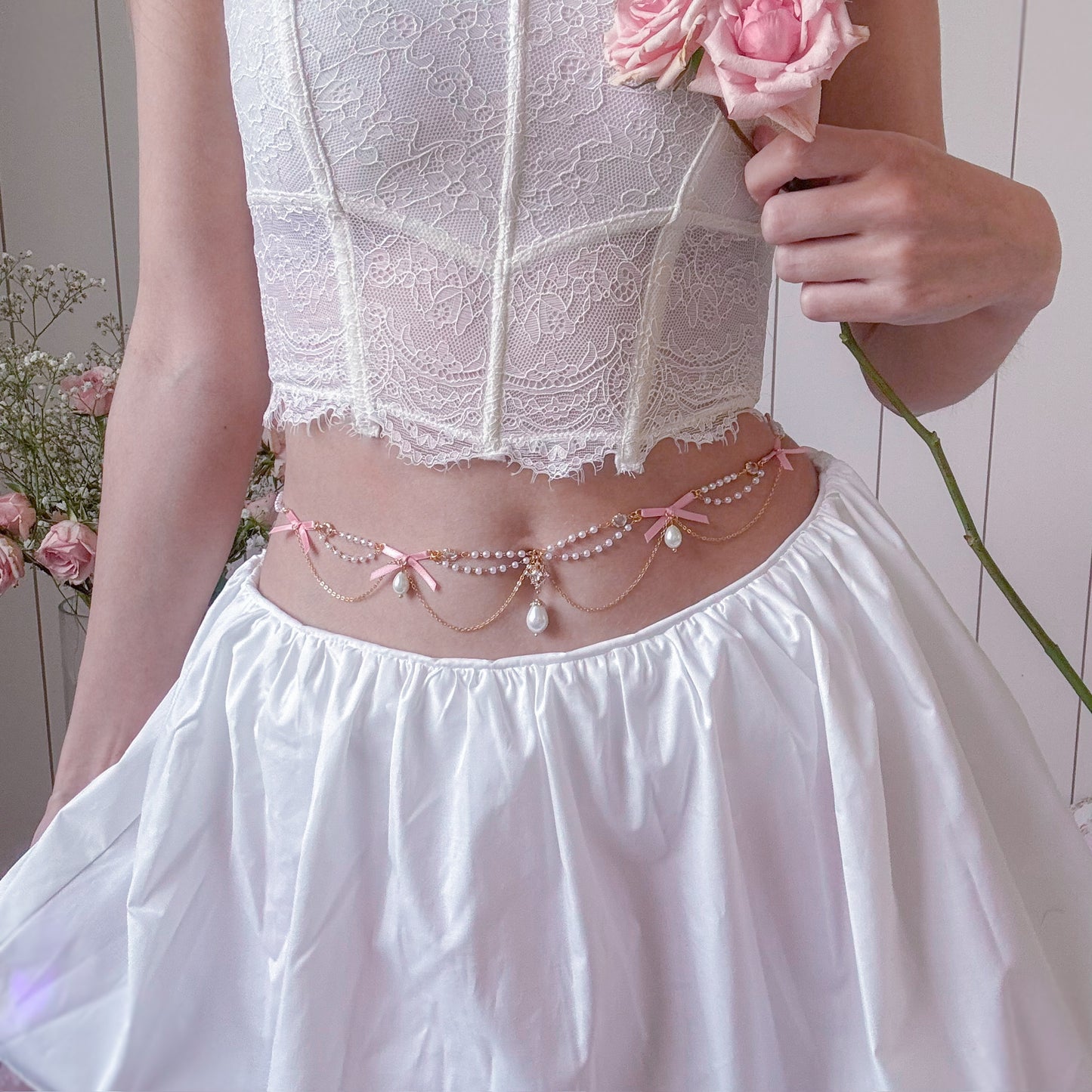 Pink Angel waist chain