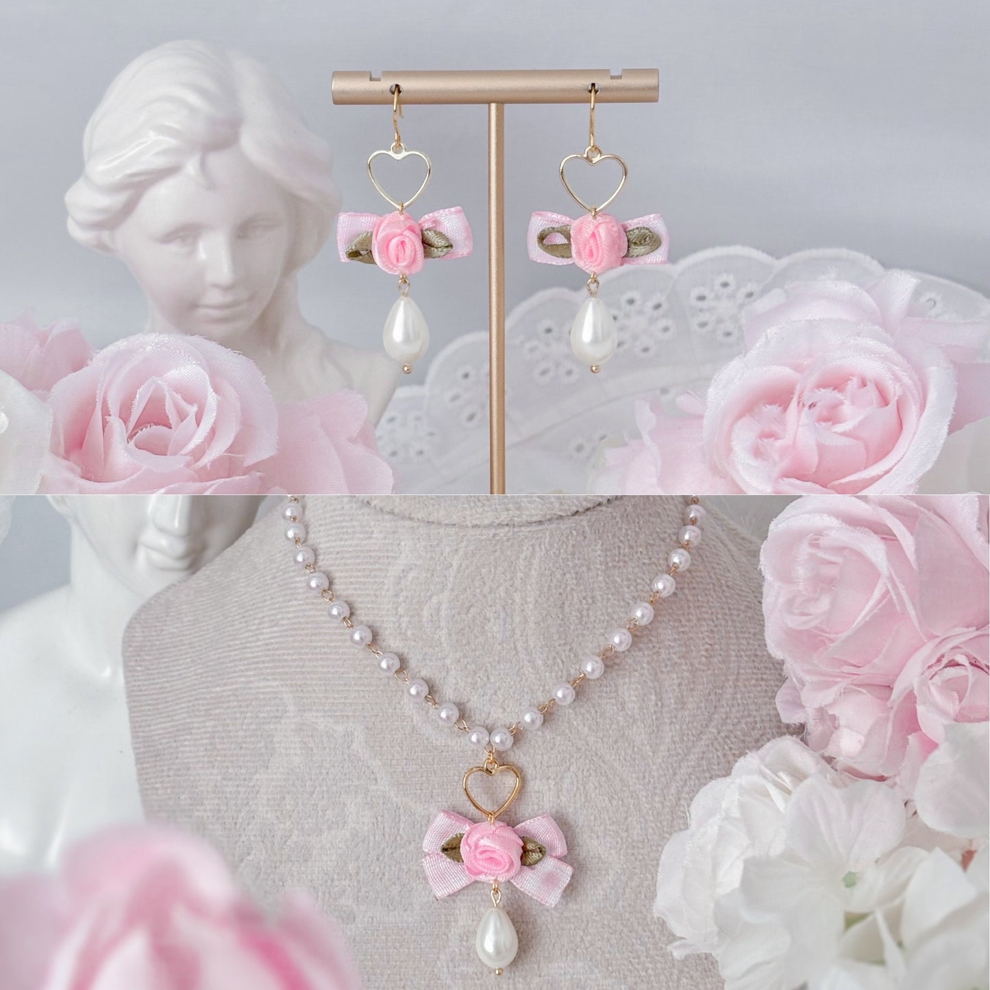 Pink Picnic necklace set