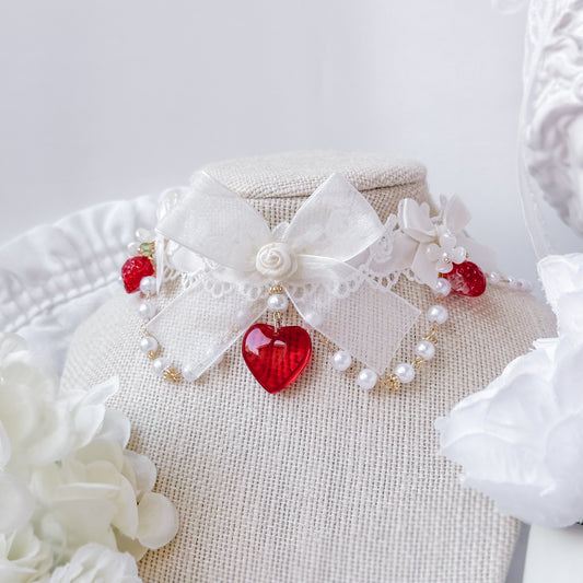 Strawberry Créme choker