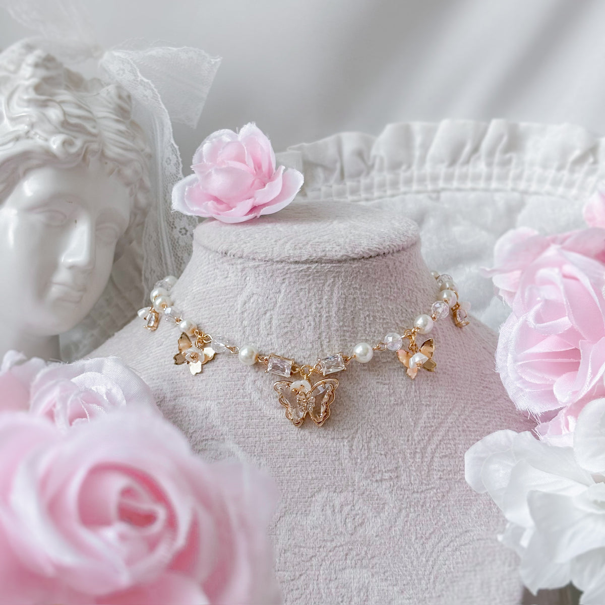 Butterfly Garden choker