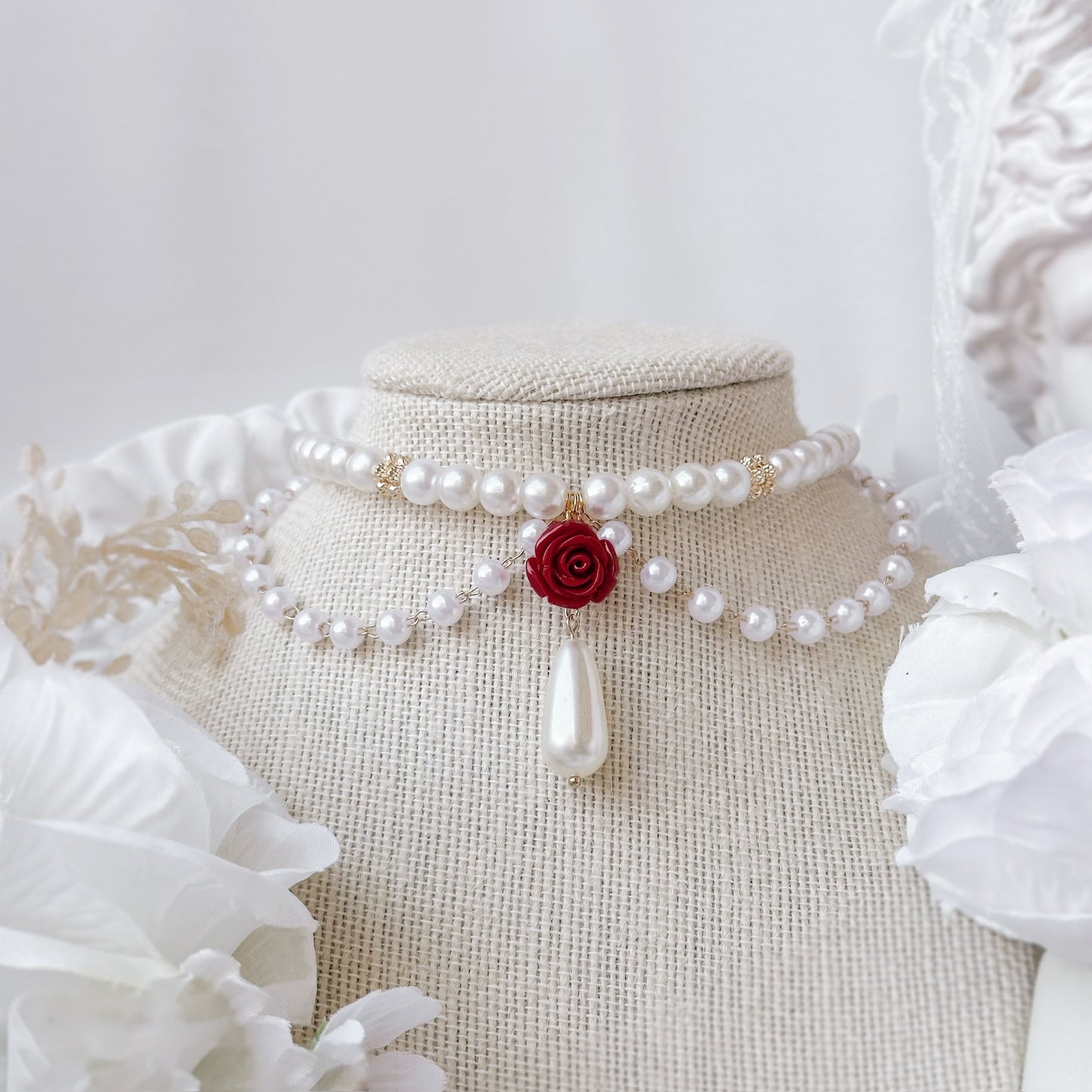 Red Rose necklace