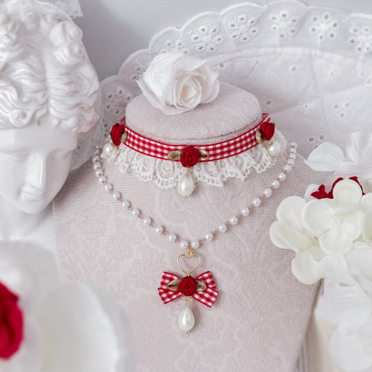 Rose Picnic Choker set