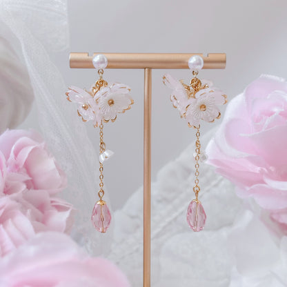 Pink Bloom earrings